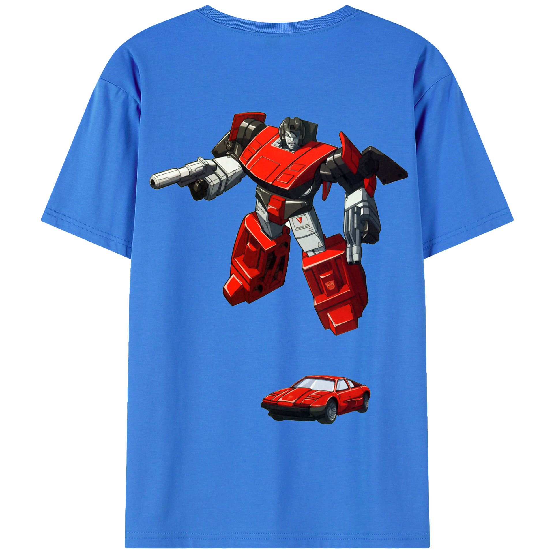 （画像用）  綿100％ メンズ半袖Tシャツ（バックプリント） 通気性