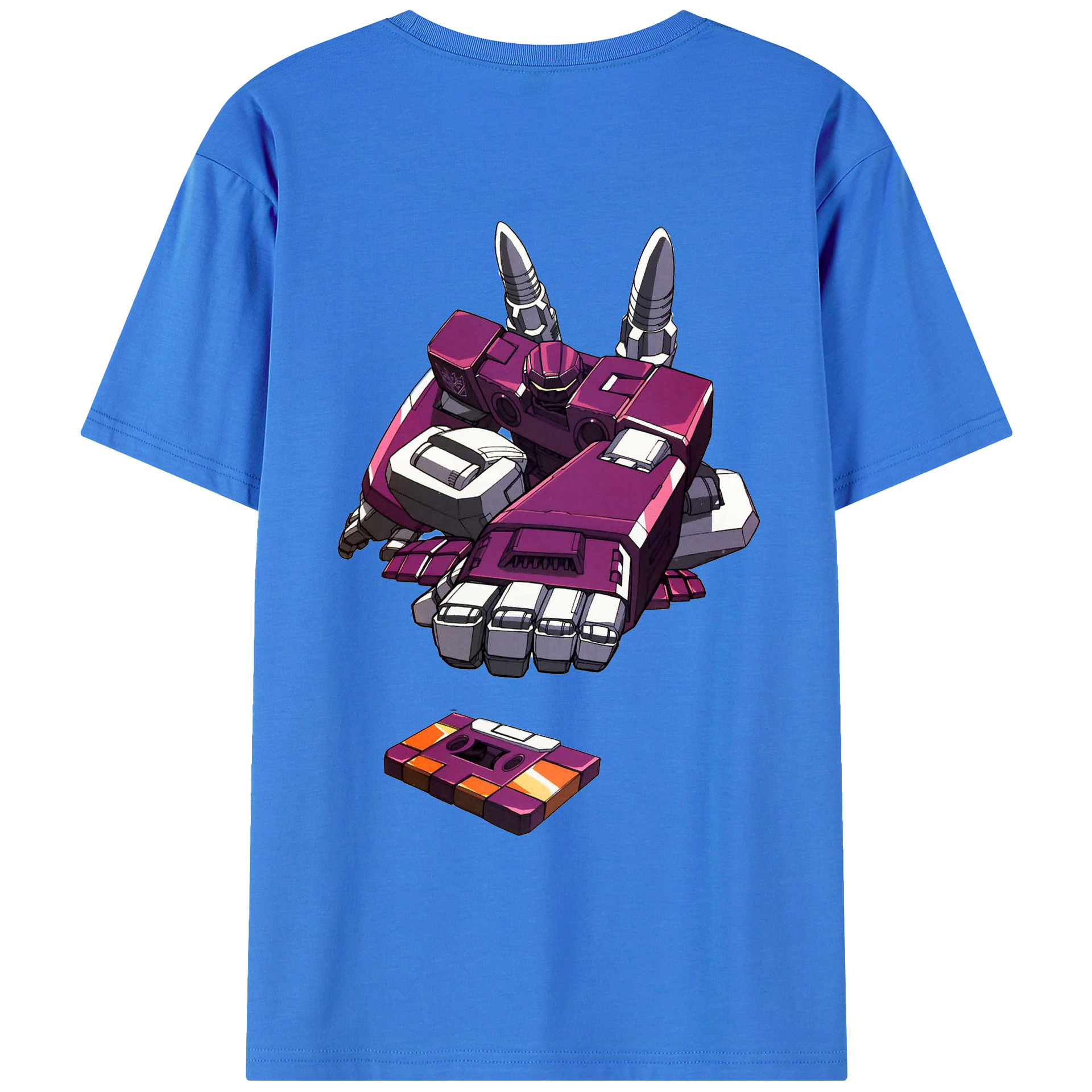 （画像用）  綿100％ メンズ半袖Tシャツ（バックプリント） 通気性