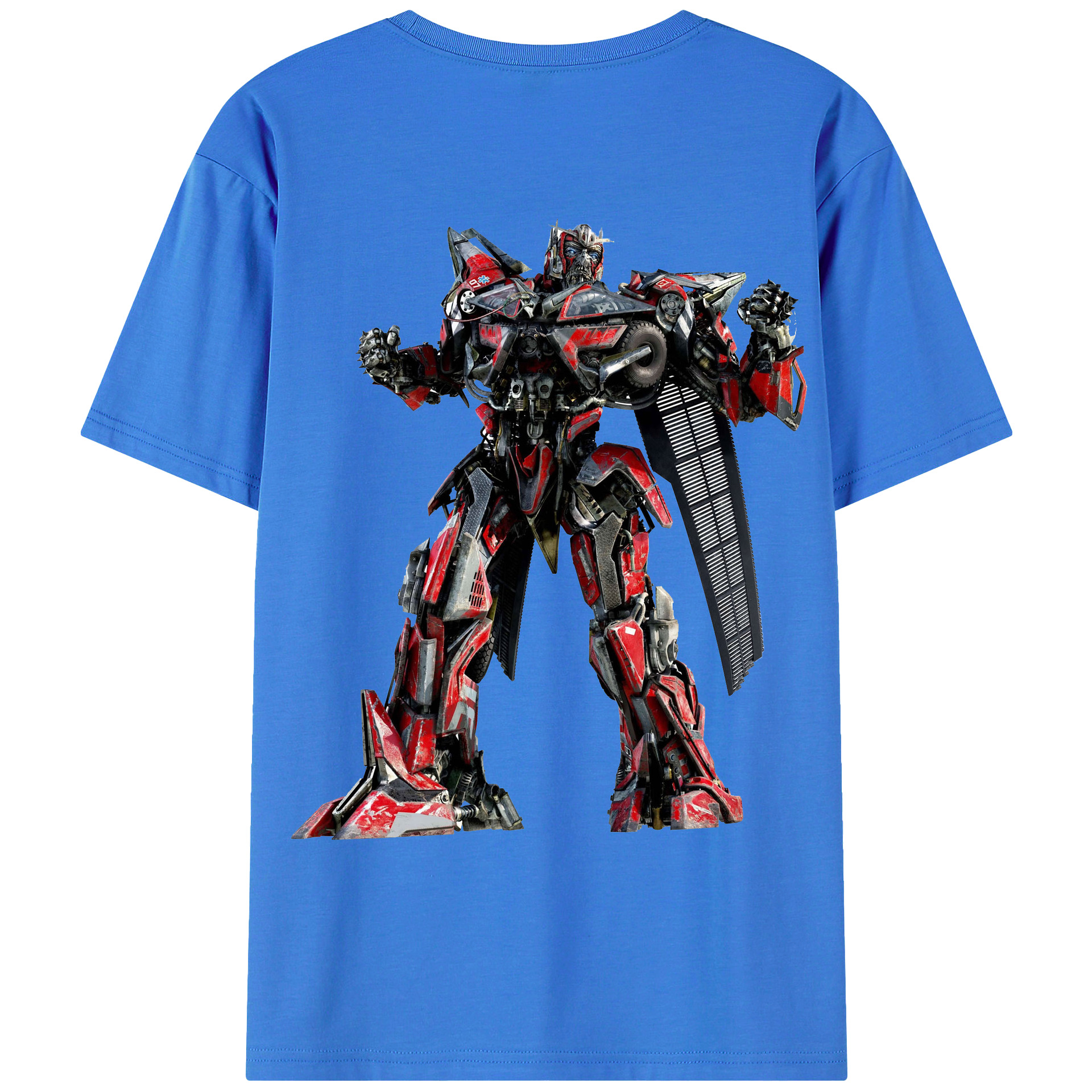 （画像用）  綿100％ メンズ半袖Tシャツ（バックプリント） 通気性