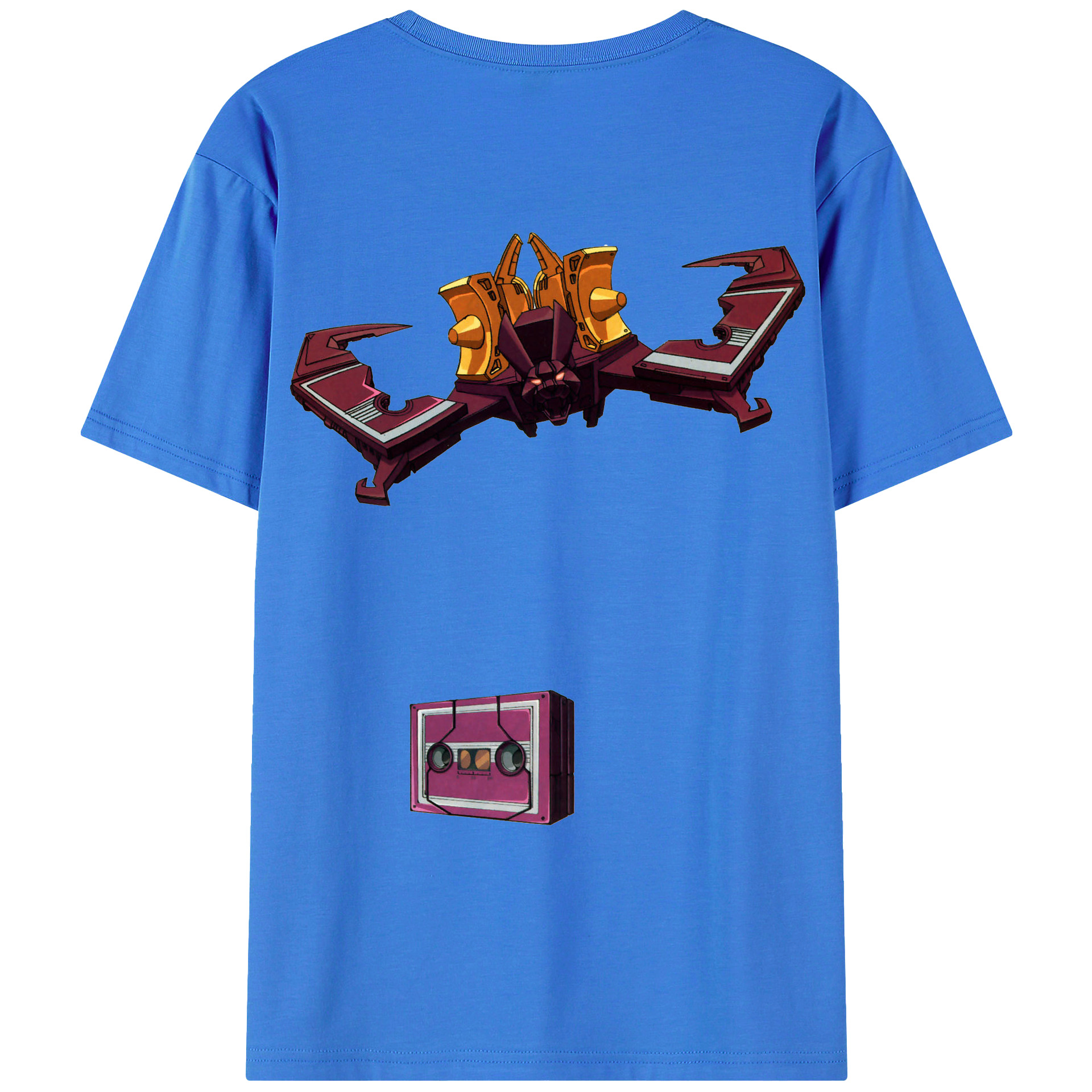 （画像用）  綿100％ メンズ半袖Tシャツ（バックプリント） 通気性