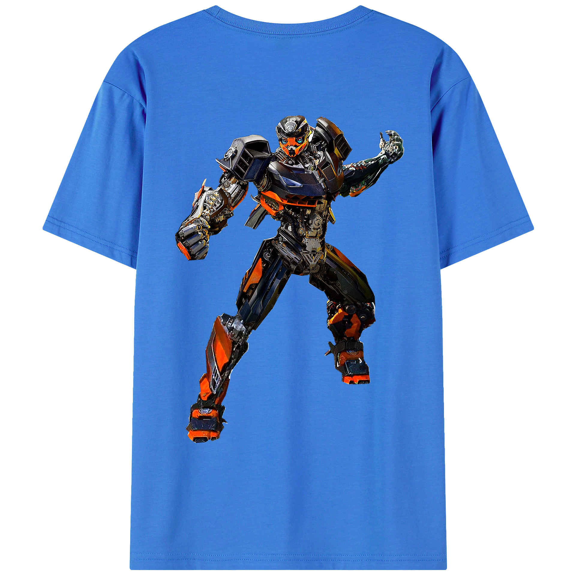 （画像用）  綿100％ メンズ半袖Tシャツ（バックプリント） 通気性