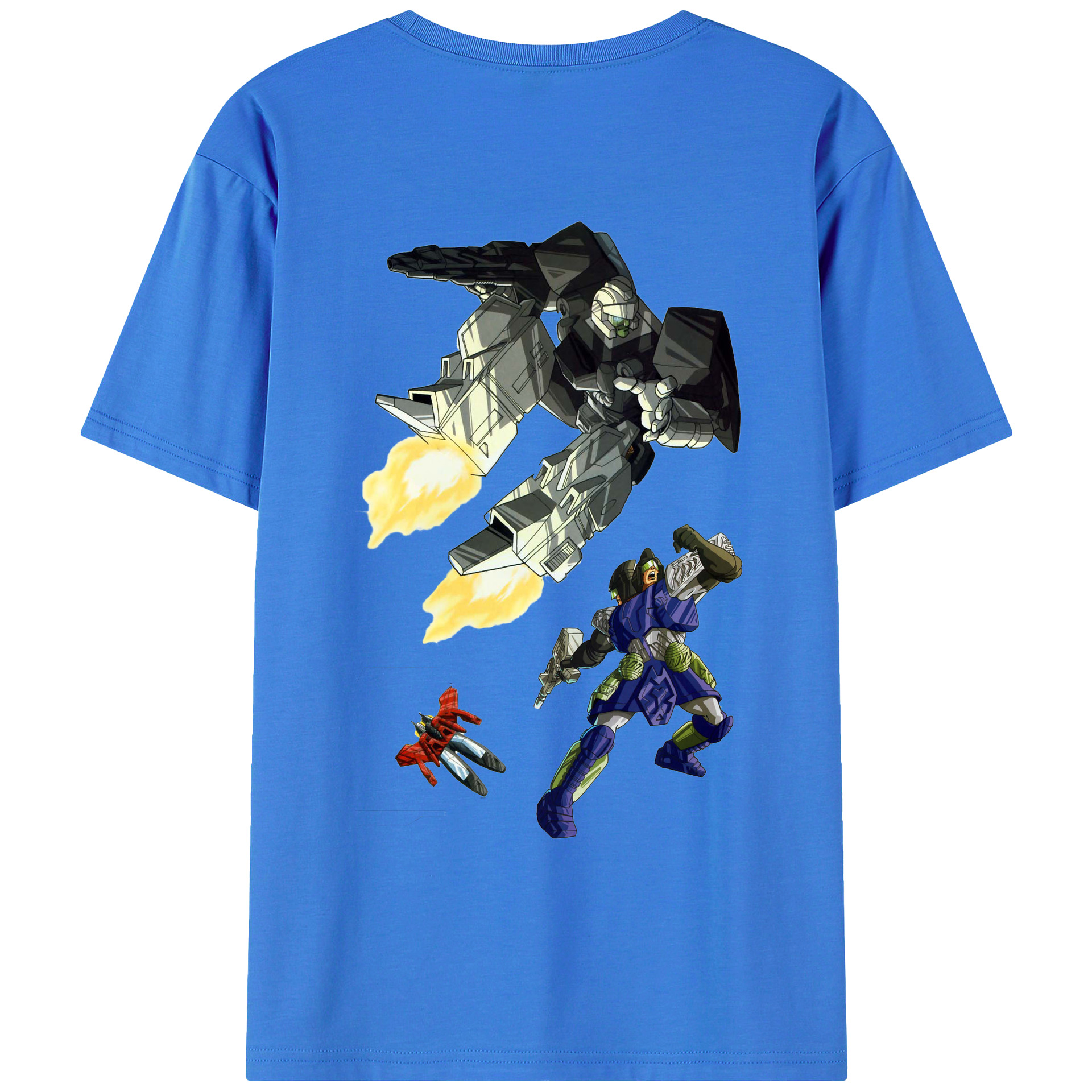 （画像用）  綿100％ メンズ半袖Tシャツ（バックプリント） 通気性