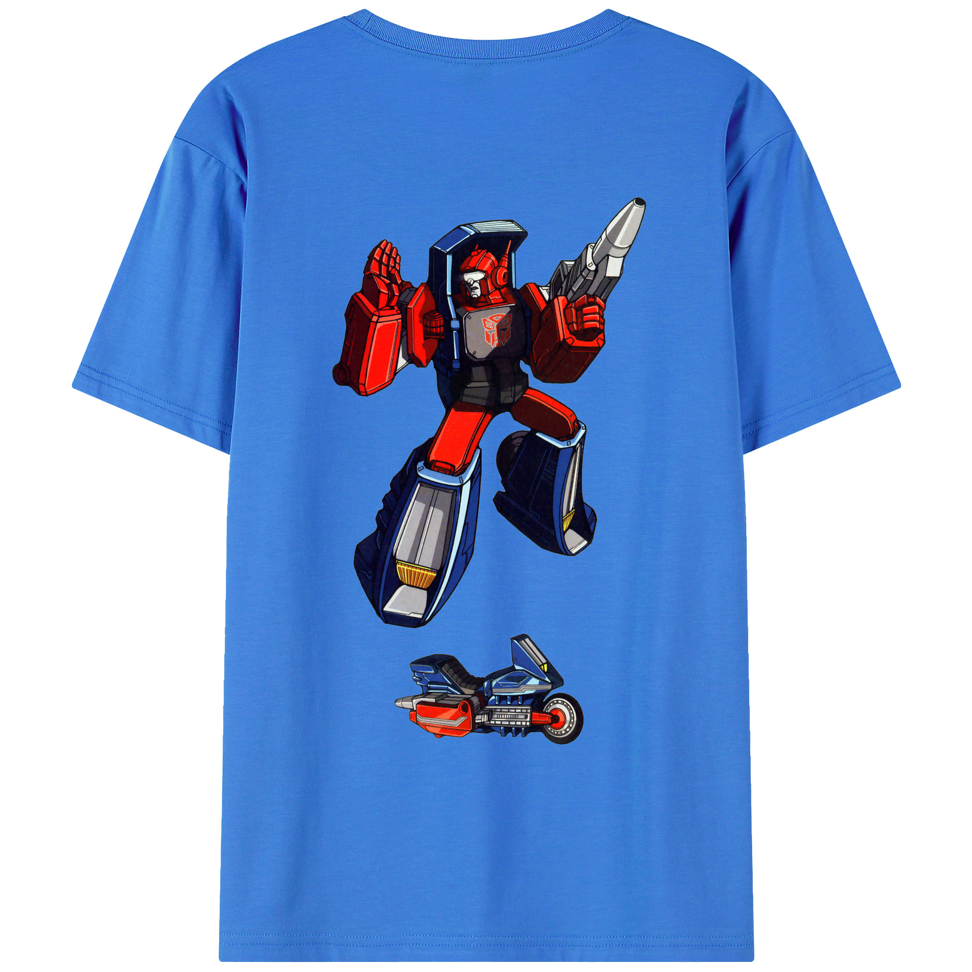 （画像用）  綿100％ メンズ半袖Tシャツ（バックプリント） 通気性