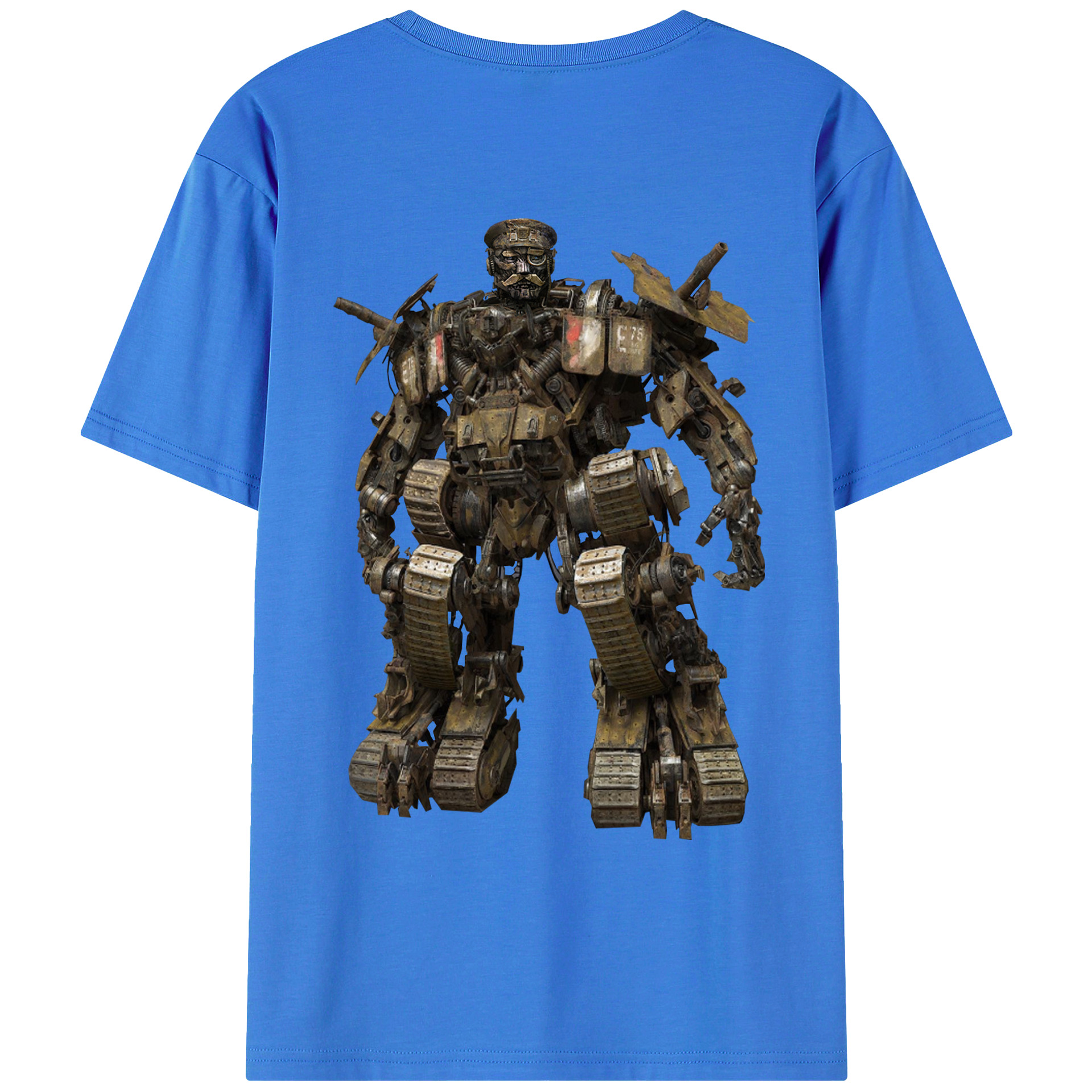 （画像用）  綿100％ メンズ半袖Tシャツ（バックプリント） 通気性