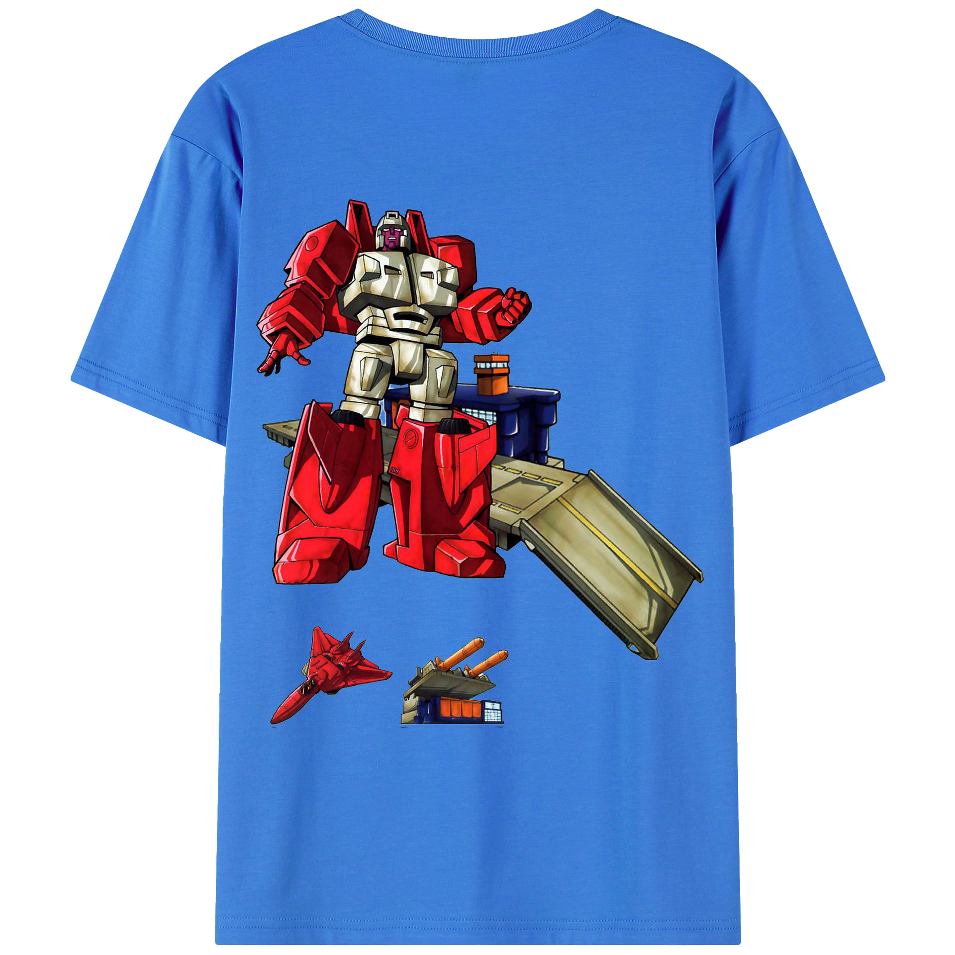 （画像用）  綿100％ メンズ半袖Tシャツ（バックプリント） 通気性