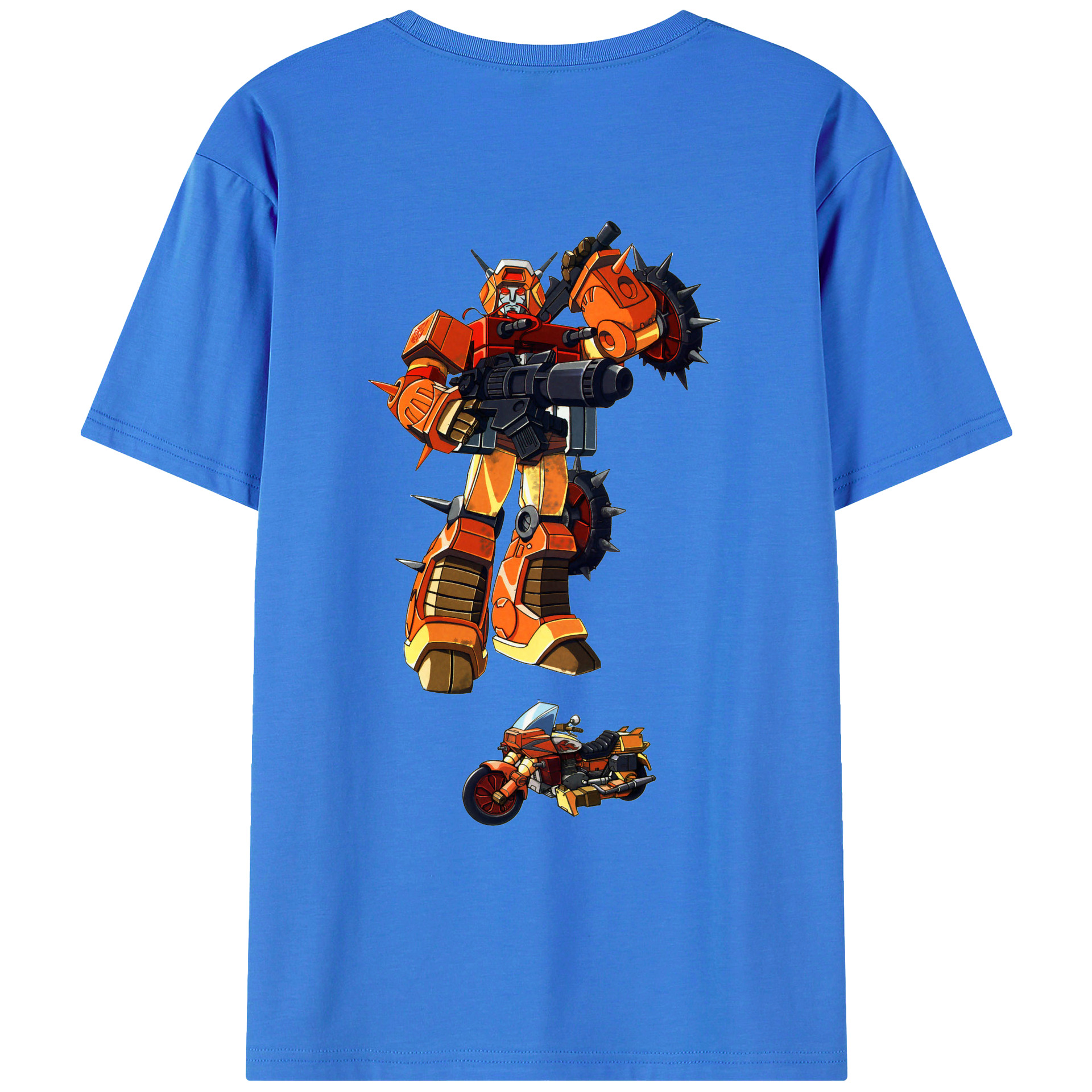 （画像用）  綿100％ メンズ半袖Tシャツ（バックプリント） 通気性