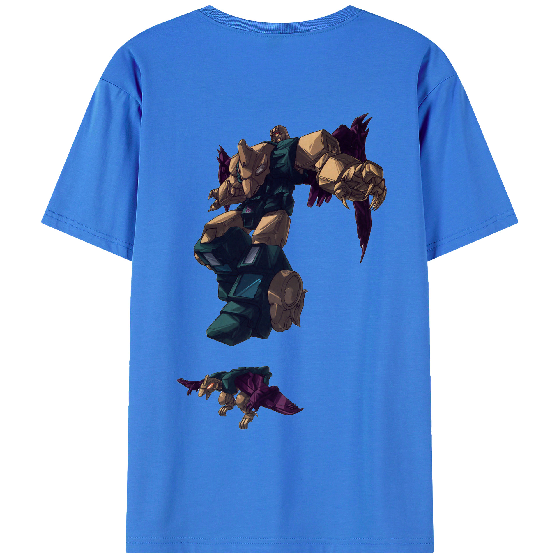 （画像用）  綿100％ メンズ半袖Tシャツ（バックプリント） 通気性