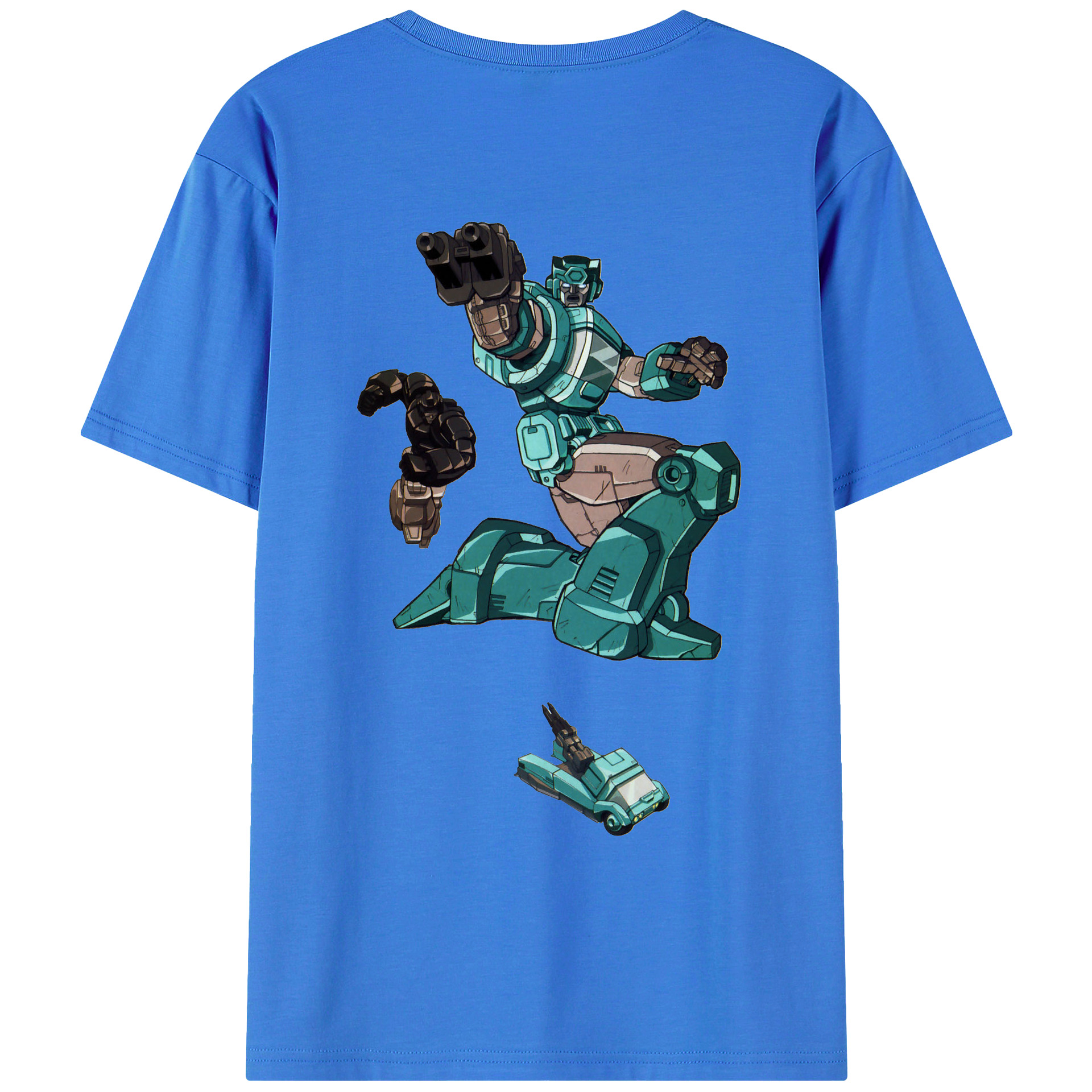 （画像用）  綿100％ メンズ半袖Tシャツ（バックプリント） 通気性