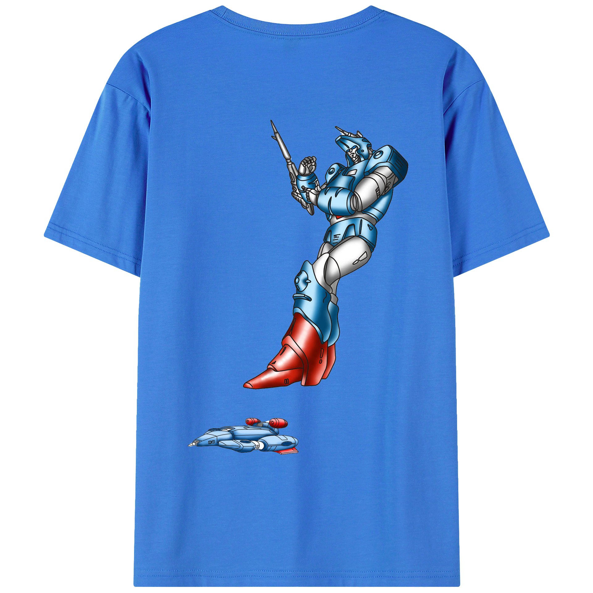 （画像用）  綿100％ メンズ半袖Tシャツ（バックプリント） 通気性