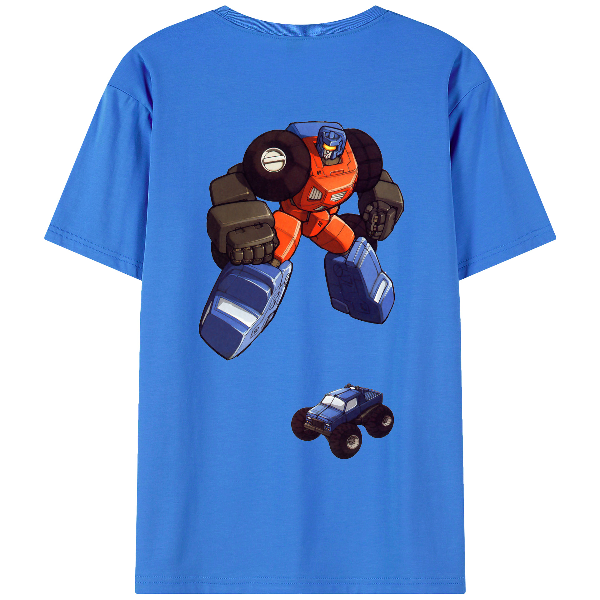 （画像用）  綿100％ メンズ半袖Tシャツ（バックプリント） 通気性