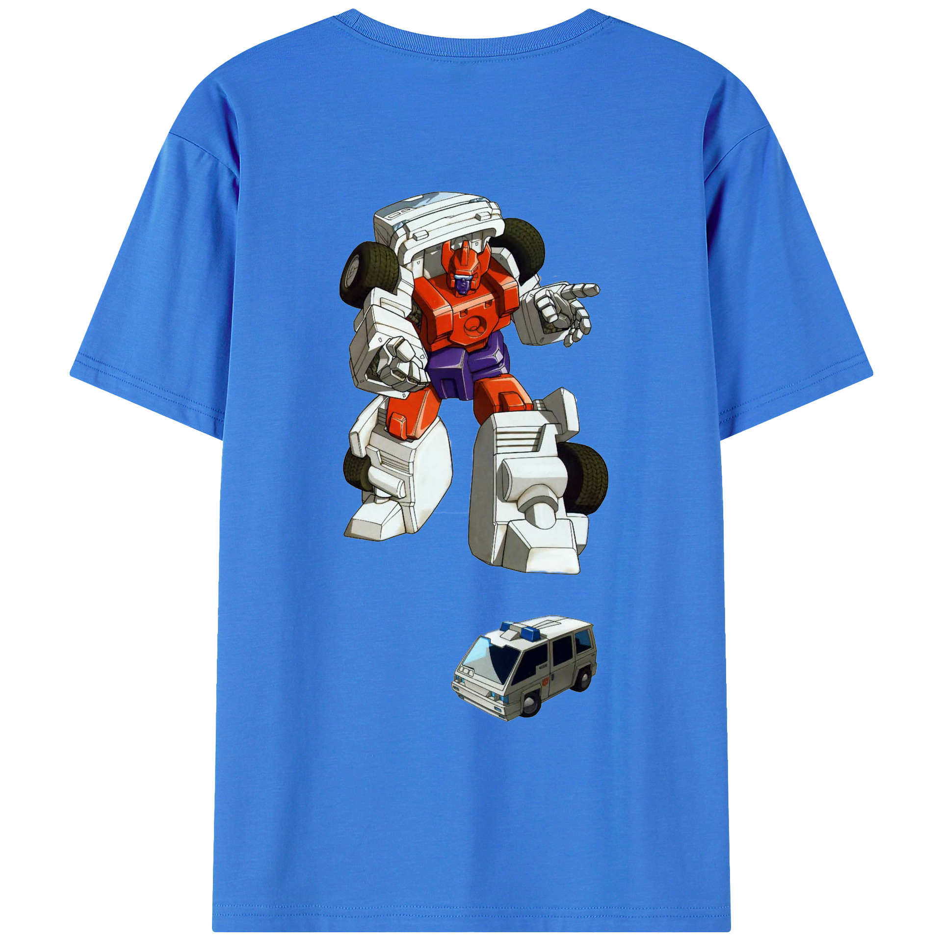 （画像用）  綿100％ メンズ半袖Tシャツ（バックプリント） 通気性