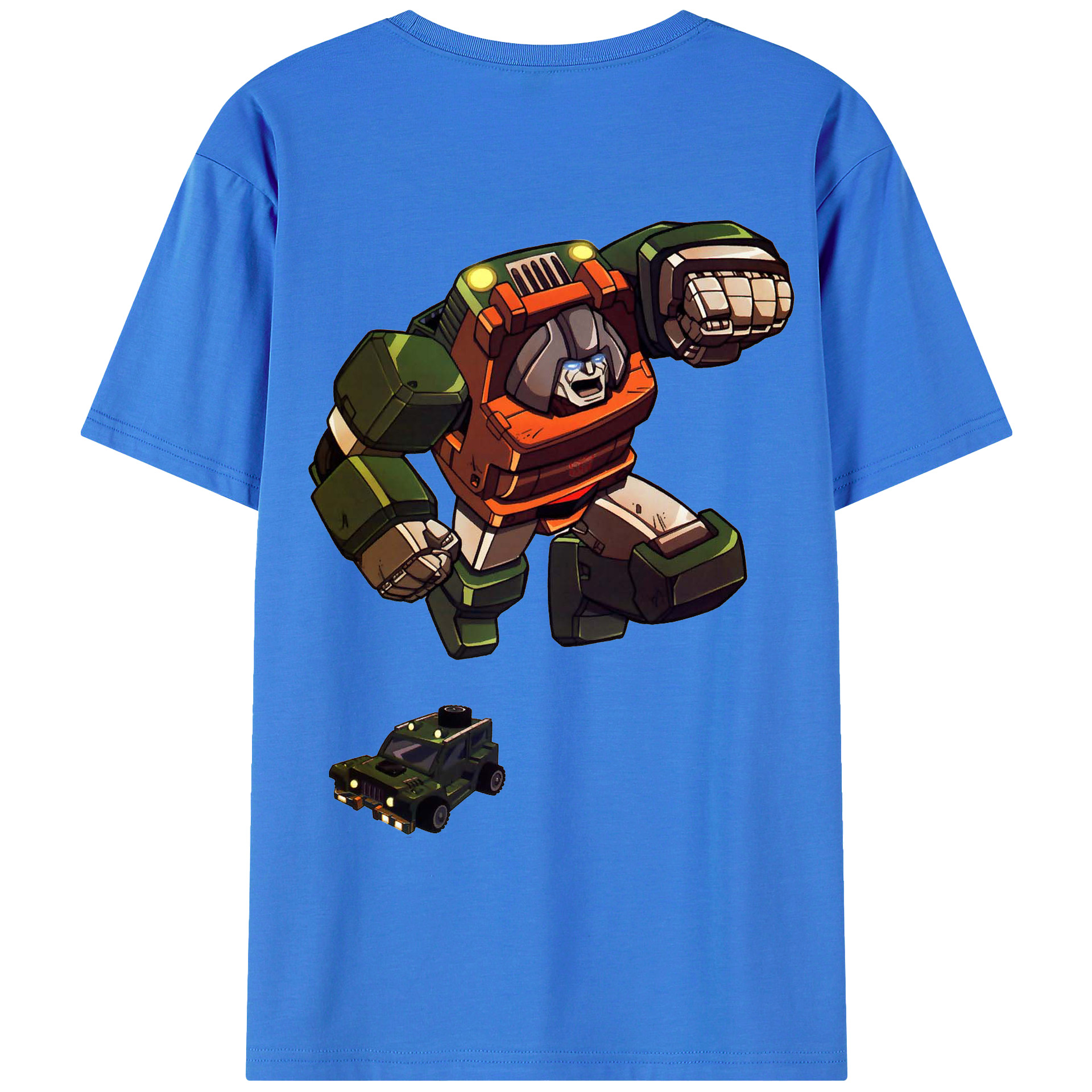 （画像用）  綿100％ メンズ半袖Tシャツ（バックプリント） 通気性