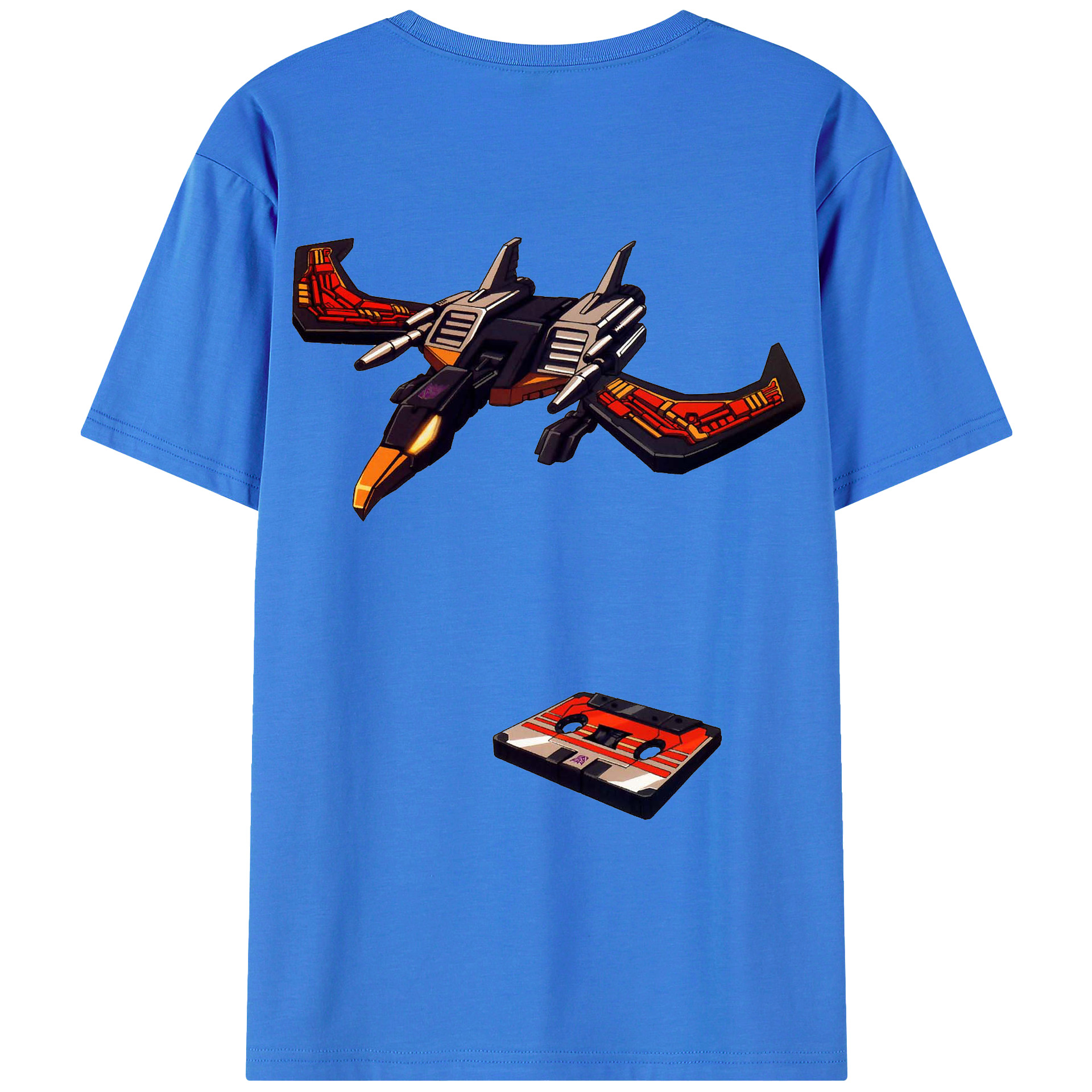 （画像用）  綿100％ メンズ半袖Tシャツ（バックプリント） 通気性