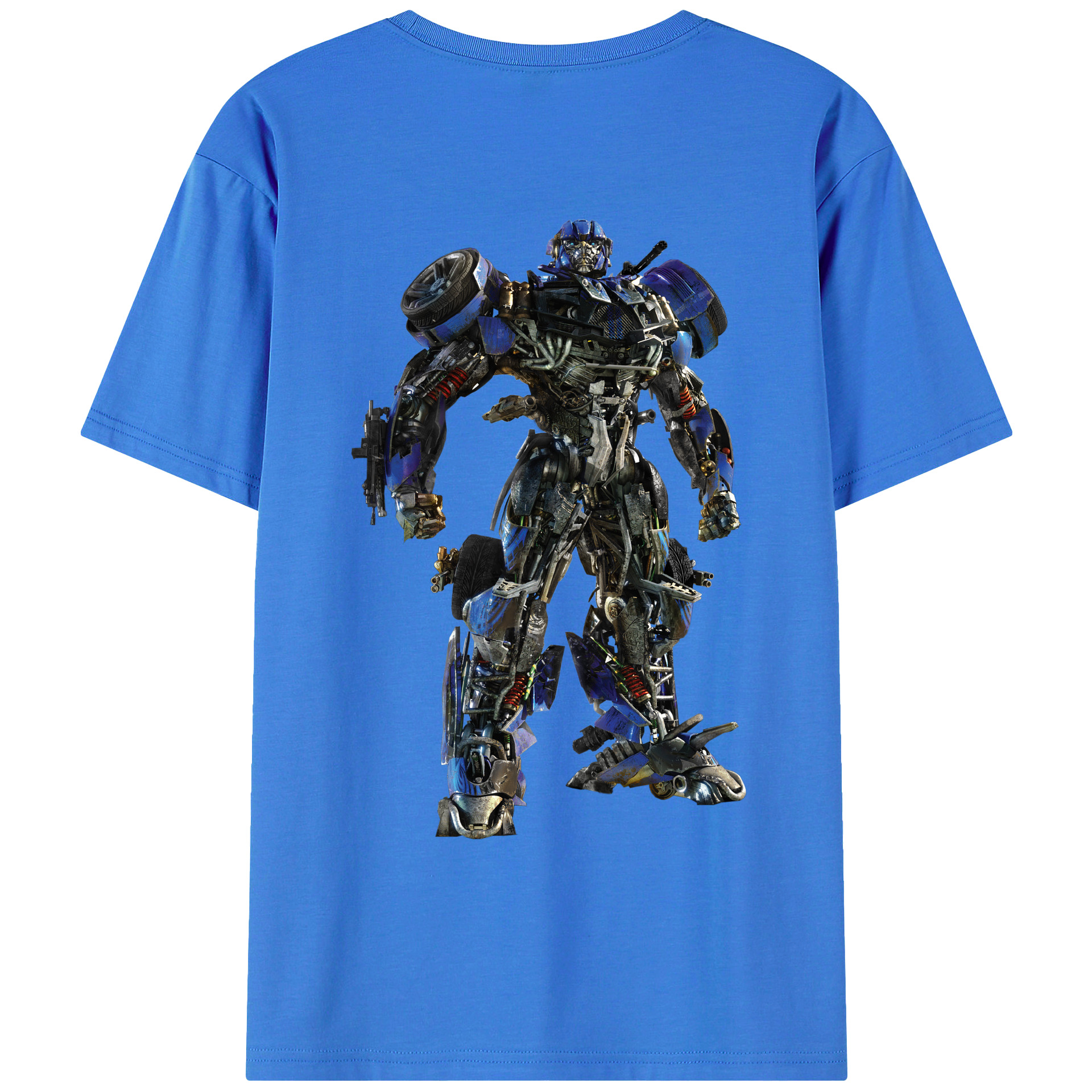 （画像用）  綿100％ メンズ半袖Tシャツ（バックプリント） 通気性