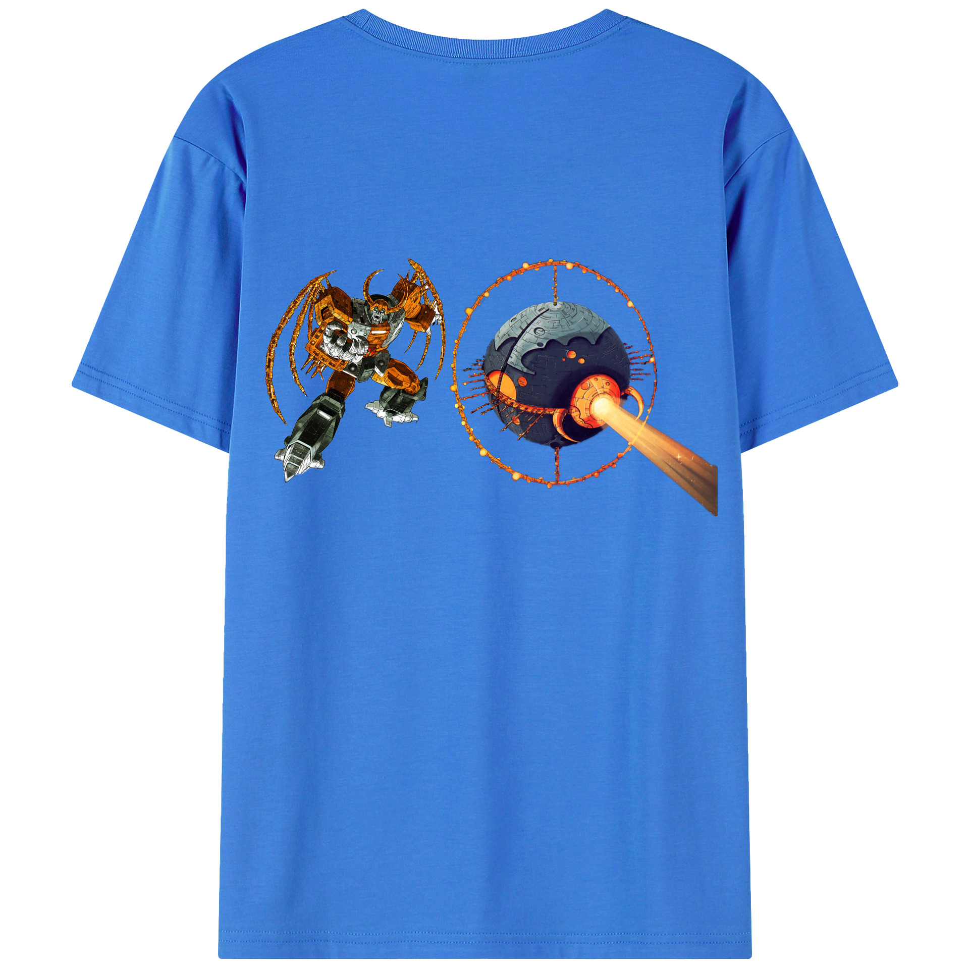 （画像用）  綿100％ メンズ半袖Tシャツ（バックプリント） 通気性