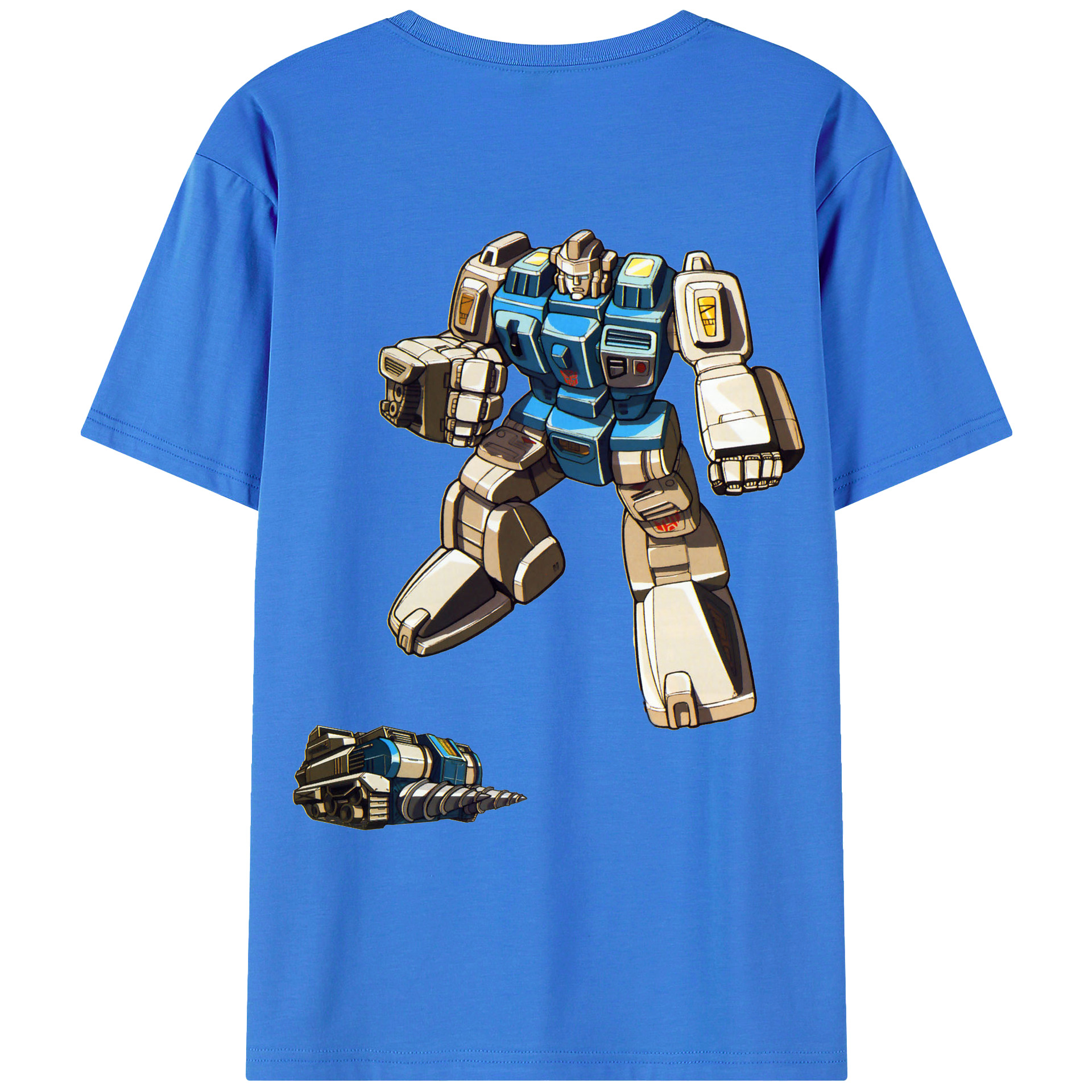  綿100％ メンズ半袖Tシャツ（バックプリント） 通気性