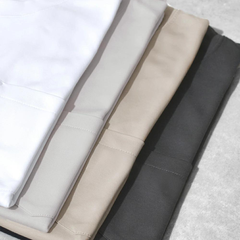  綿100％ メンズ半袖Tシャツ（バックプリント） 通気性