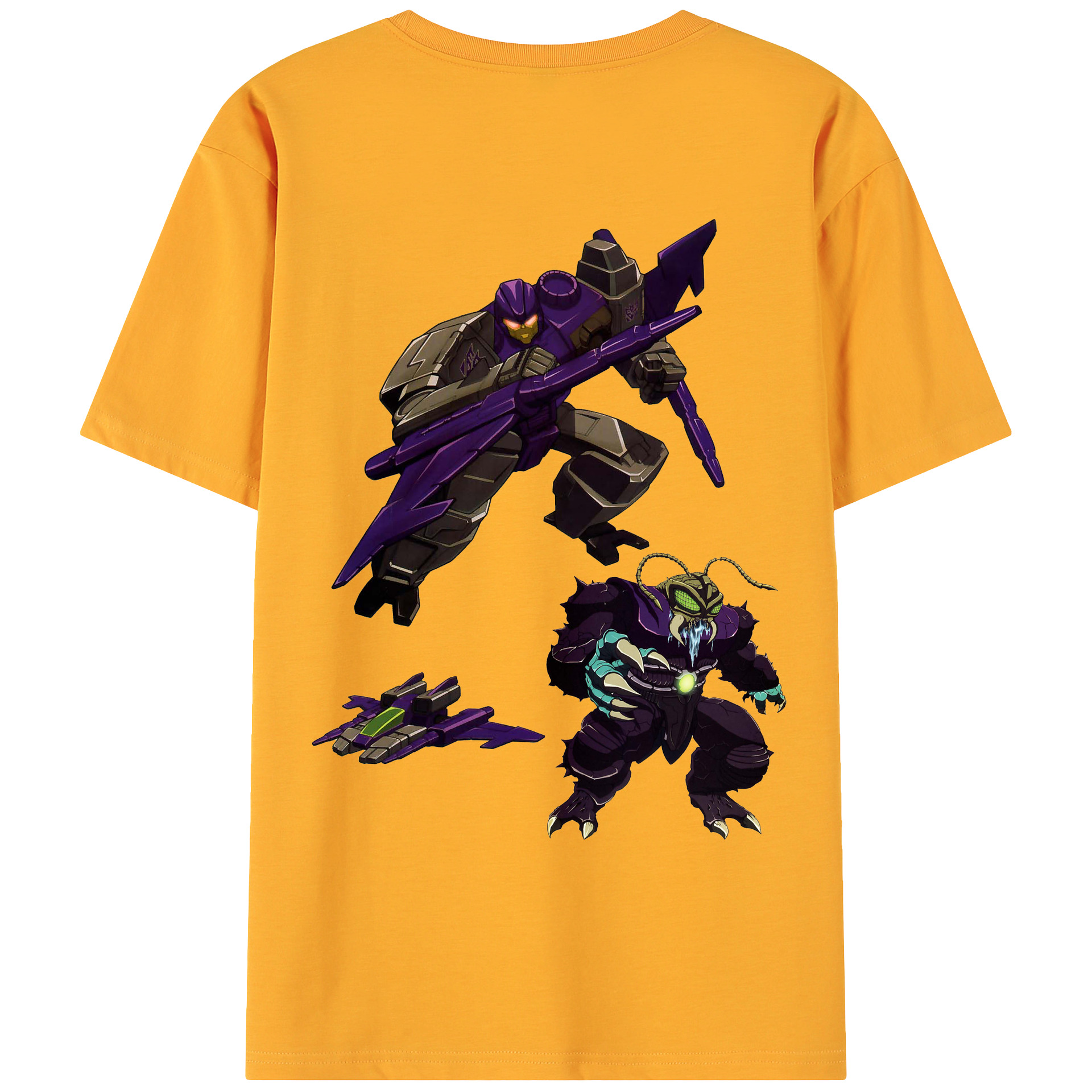 （画像用）  綿100％ メンズ半袖Tシャツ（バックプリント） 通気性