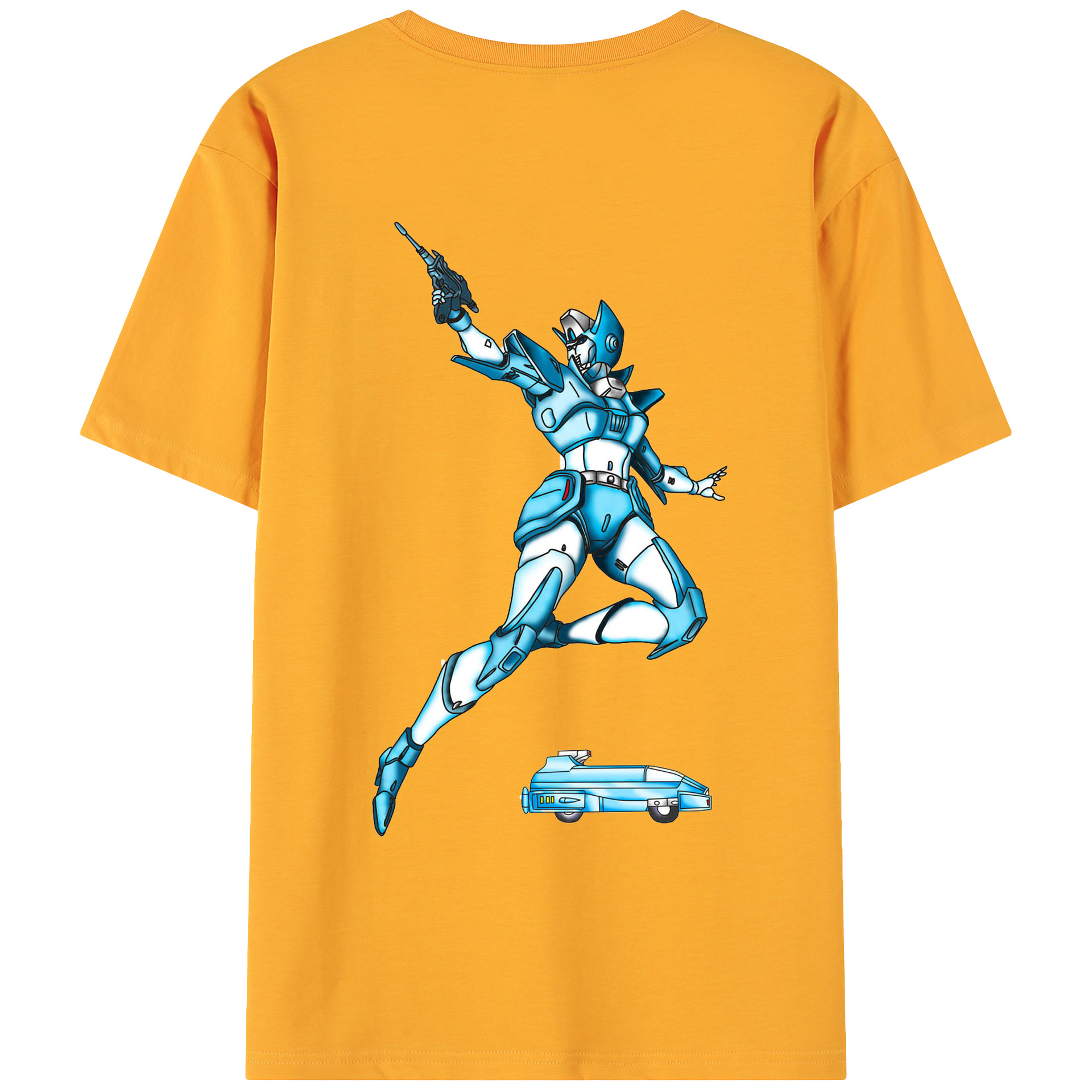 （画像用）  綿100％ メンズ半袖Tシャツ（バックプリント） 通気性