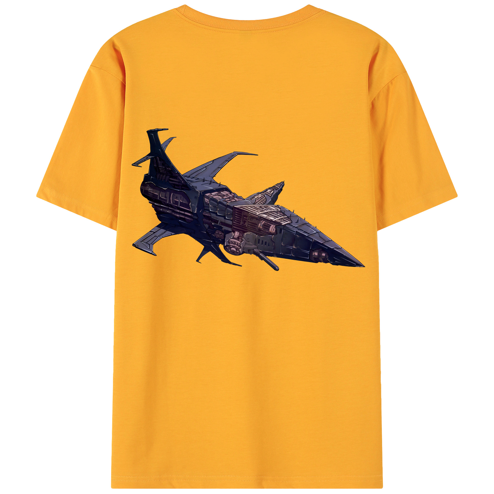 （画像用）  綿100％ メンズ半袖Tシャツ（バックプリント） 通気性