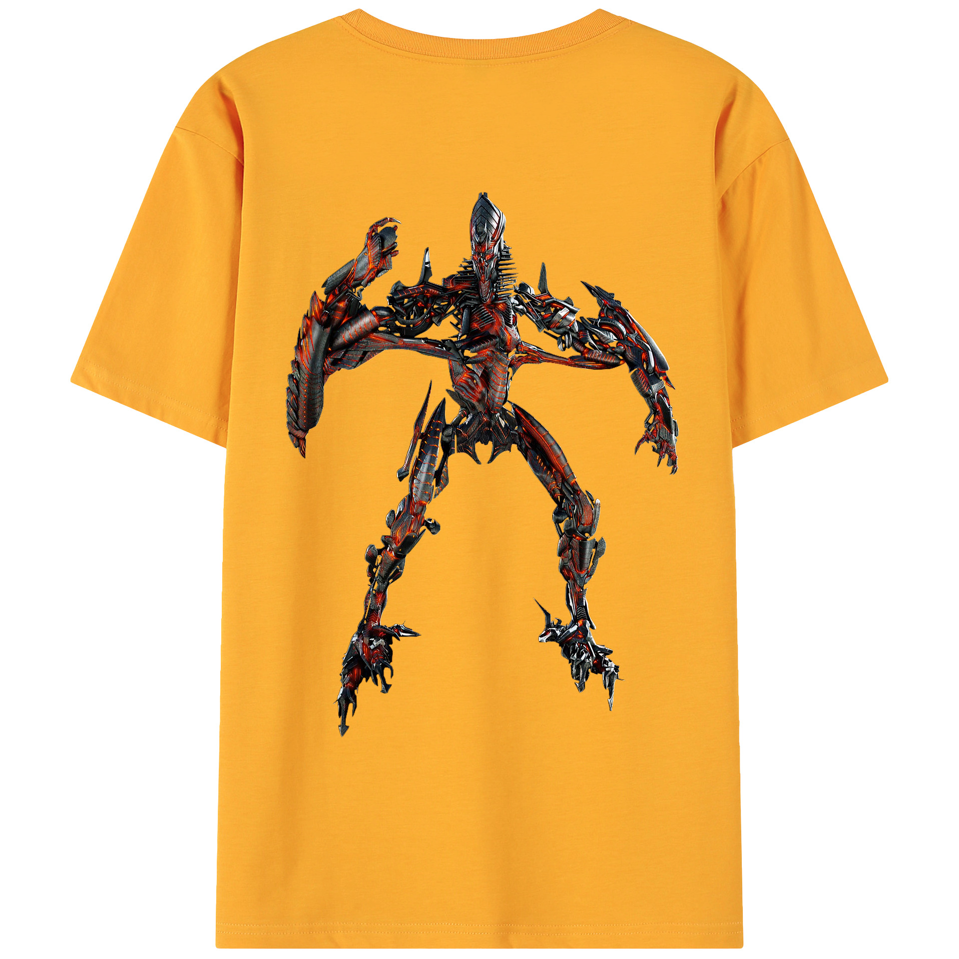 （画像用）  綿100％ メンズ半袖Tシャツ（バックプリント） 通気性