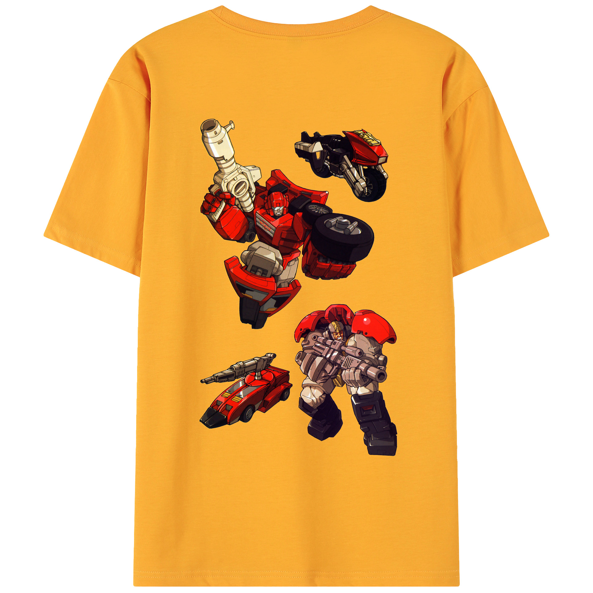 （画像用）  綿100％ メンズ半袖Tシャツ（バックプリント） 通気性