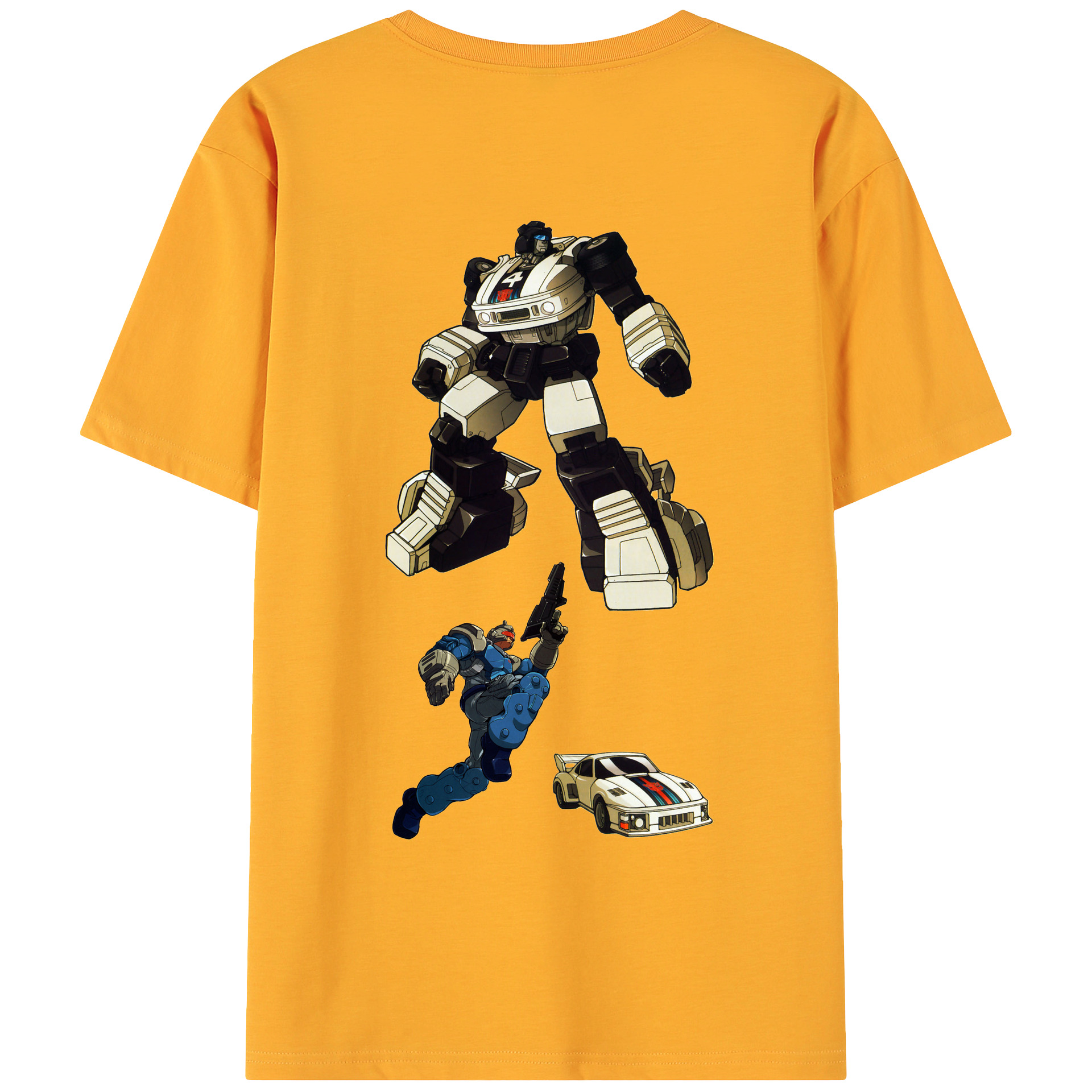 （画像用）  綿100％ メンズ半袖Tシャツ（バックプリント） 通気性