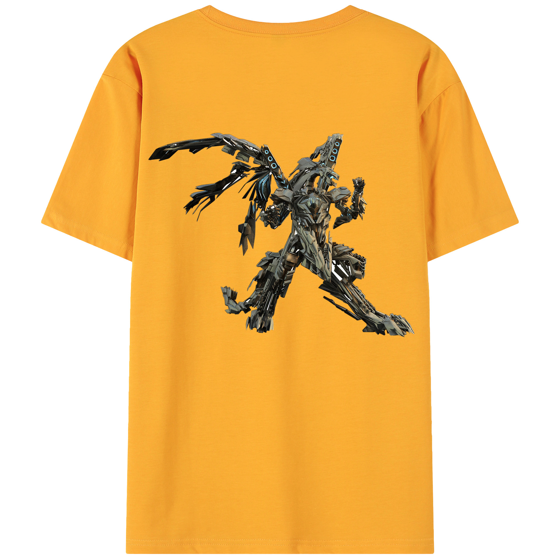 （画像用）  綿100％ メンズ半袖Tシャツ（バックプリント） 通気性
