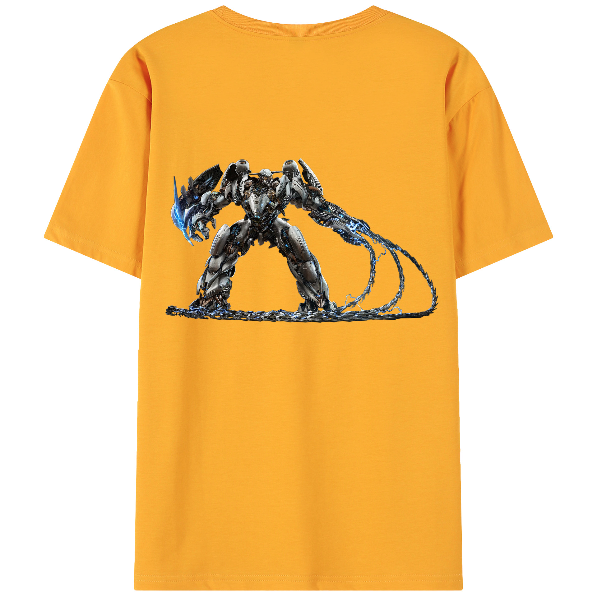 （画像用）  綿100％ メンズ半袖Tシャツ（バックプリント） 通気性