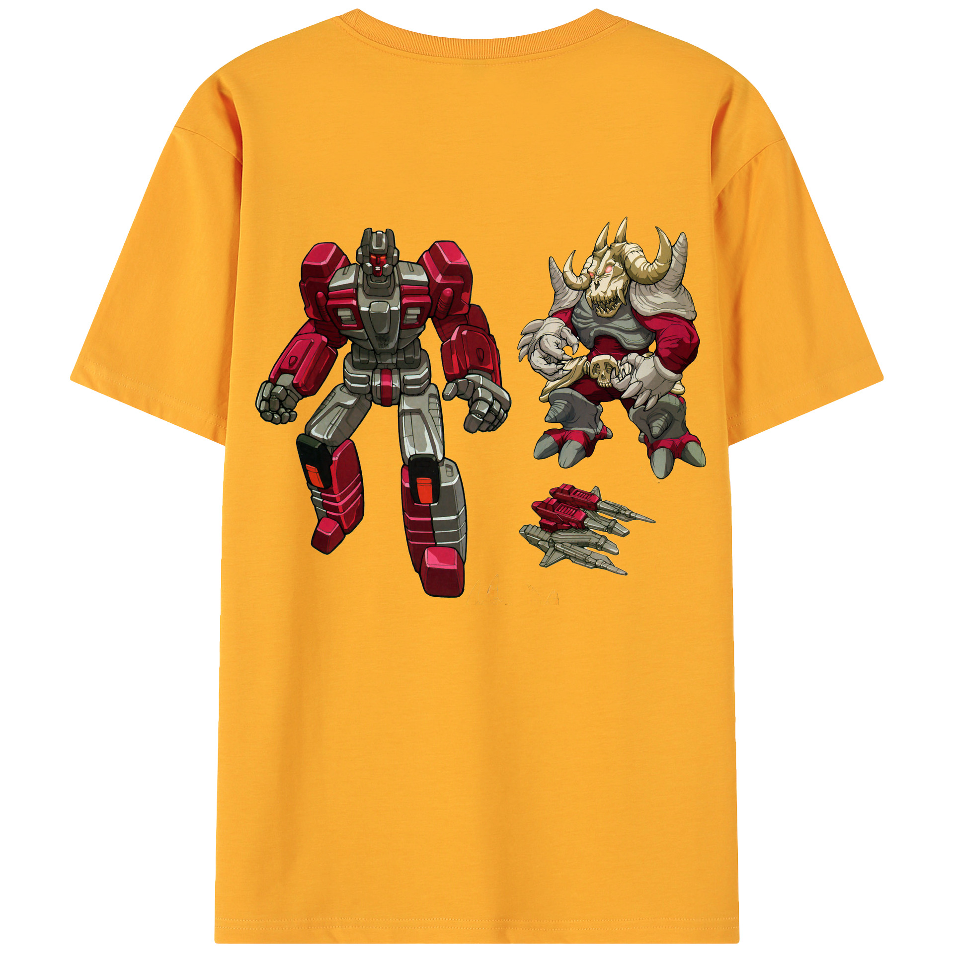 （画像用）  綿100％ メンズ半袖Tシャツ（バックプリント） 通気性