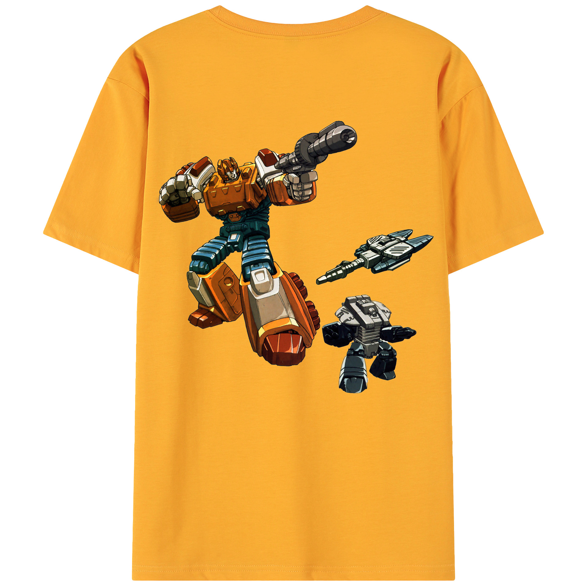 （画像用）  綿100％ メンズ半袖Tシャツ（バックプリント） 通気性