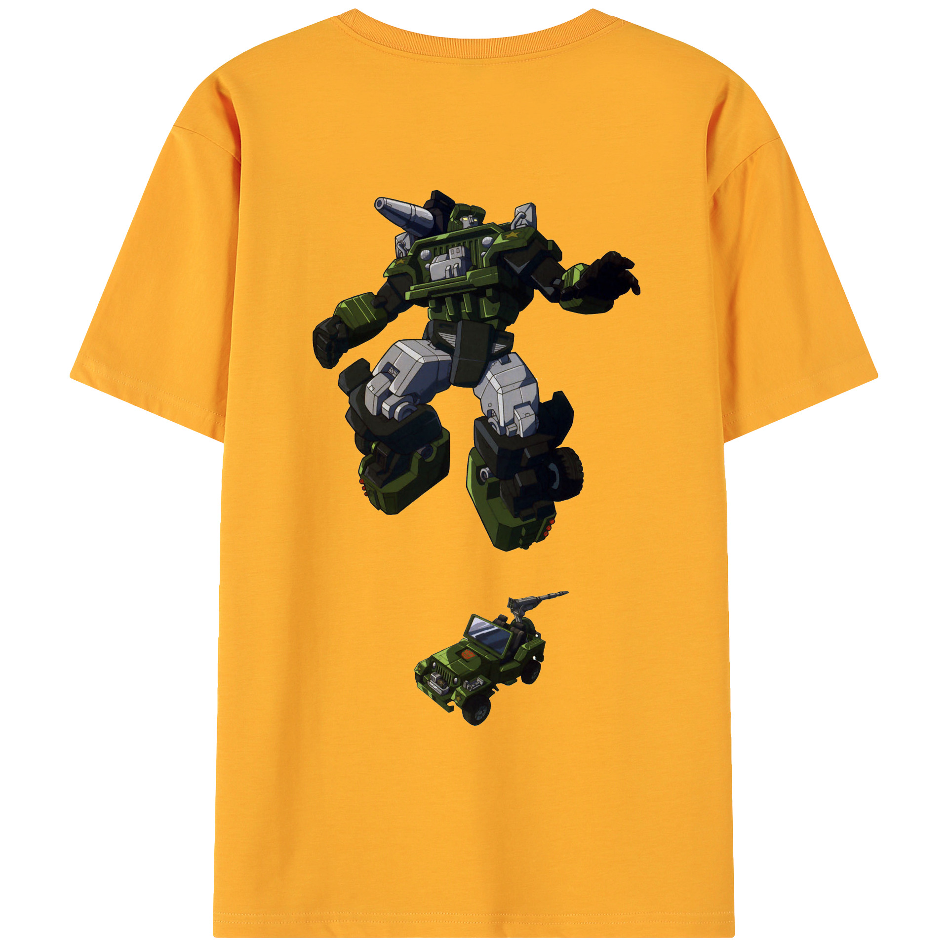 （画像用）  綿100％ メンズ半袖Tシャツ（バックプリント） 通気性