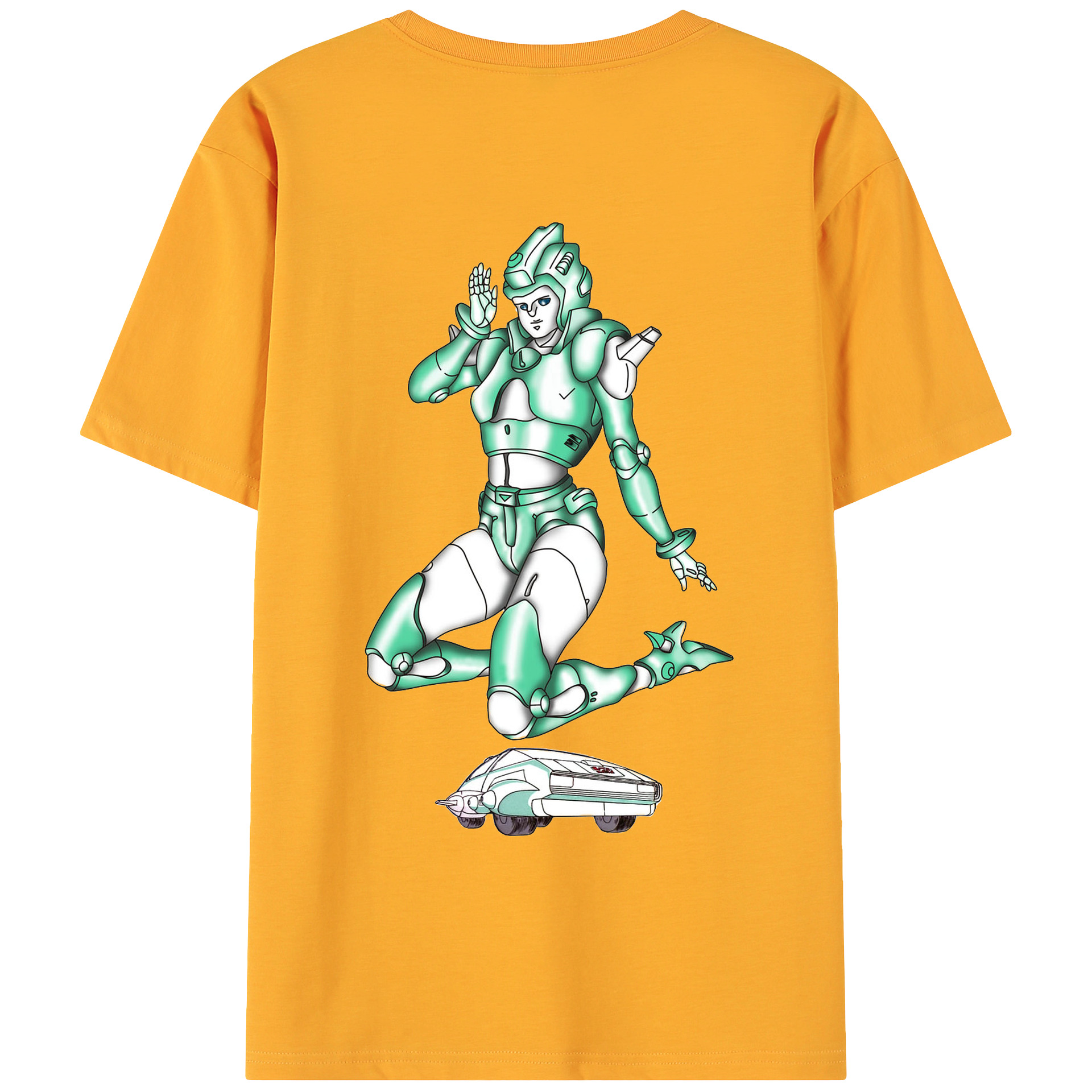 （画像用）  綿100％ メンズ半袖Tシャツ（バックプリント） 通気性