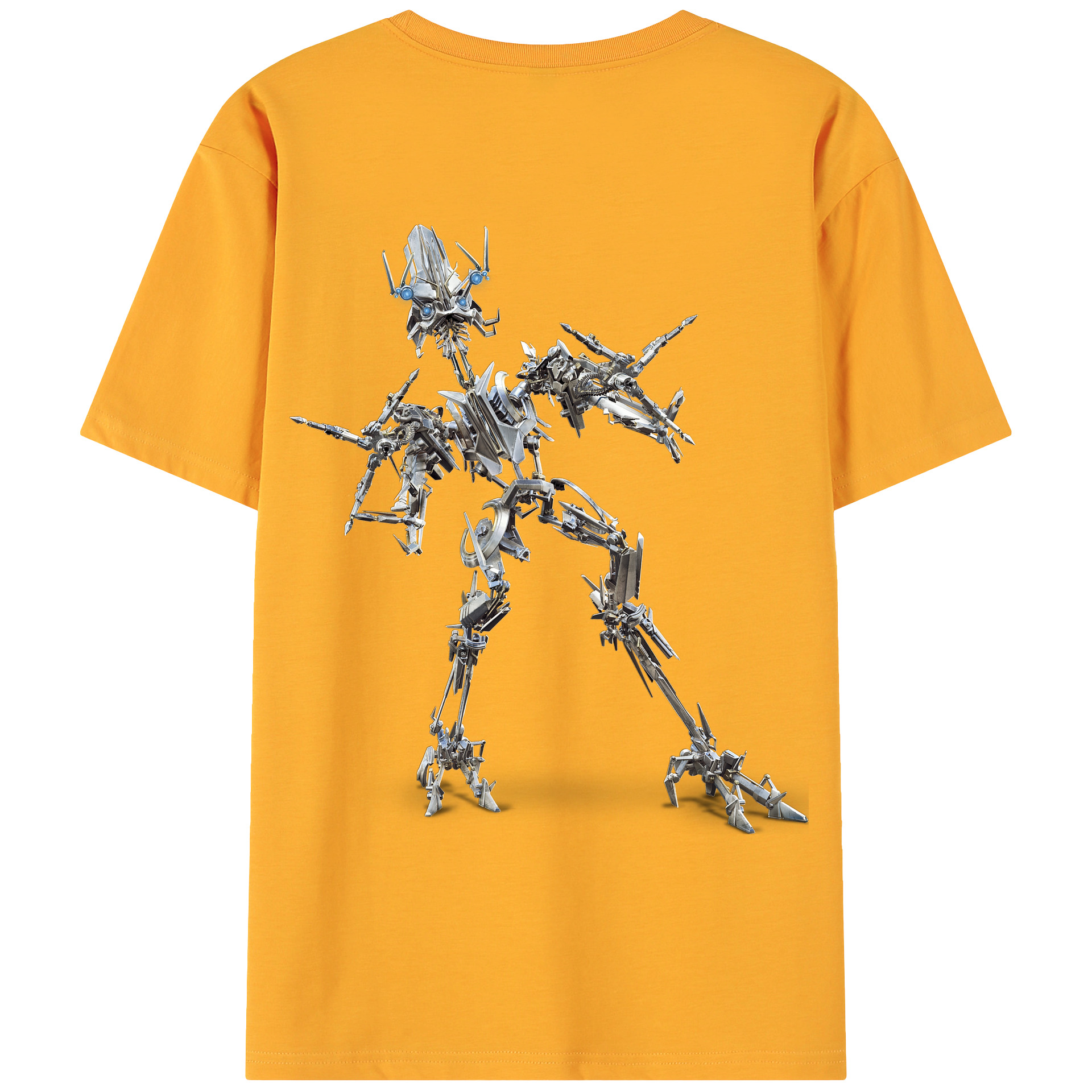 （画像用）  綿100％ メンズ半袖Tシャツ（バックプリント） 通気性