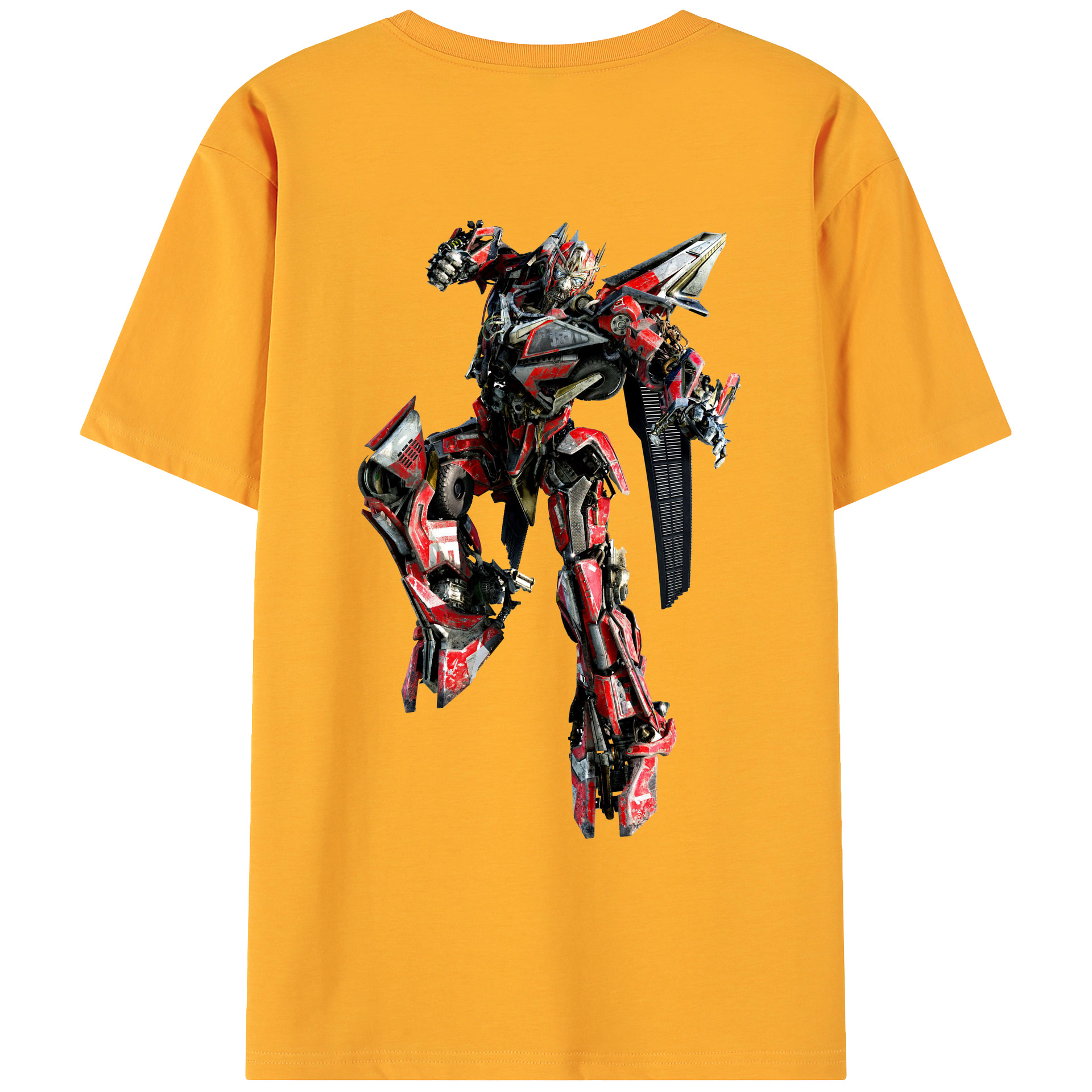 （画像用）  綿100％ メンズ半袖Tシャツ（バックプリント） 通気性