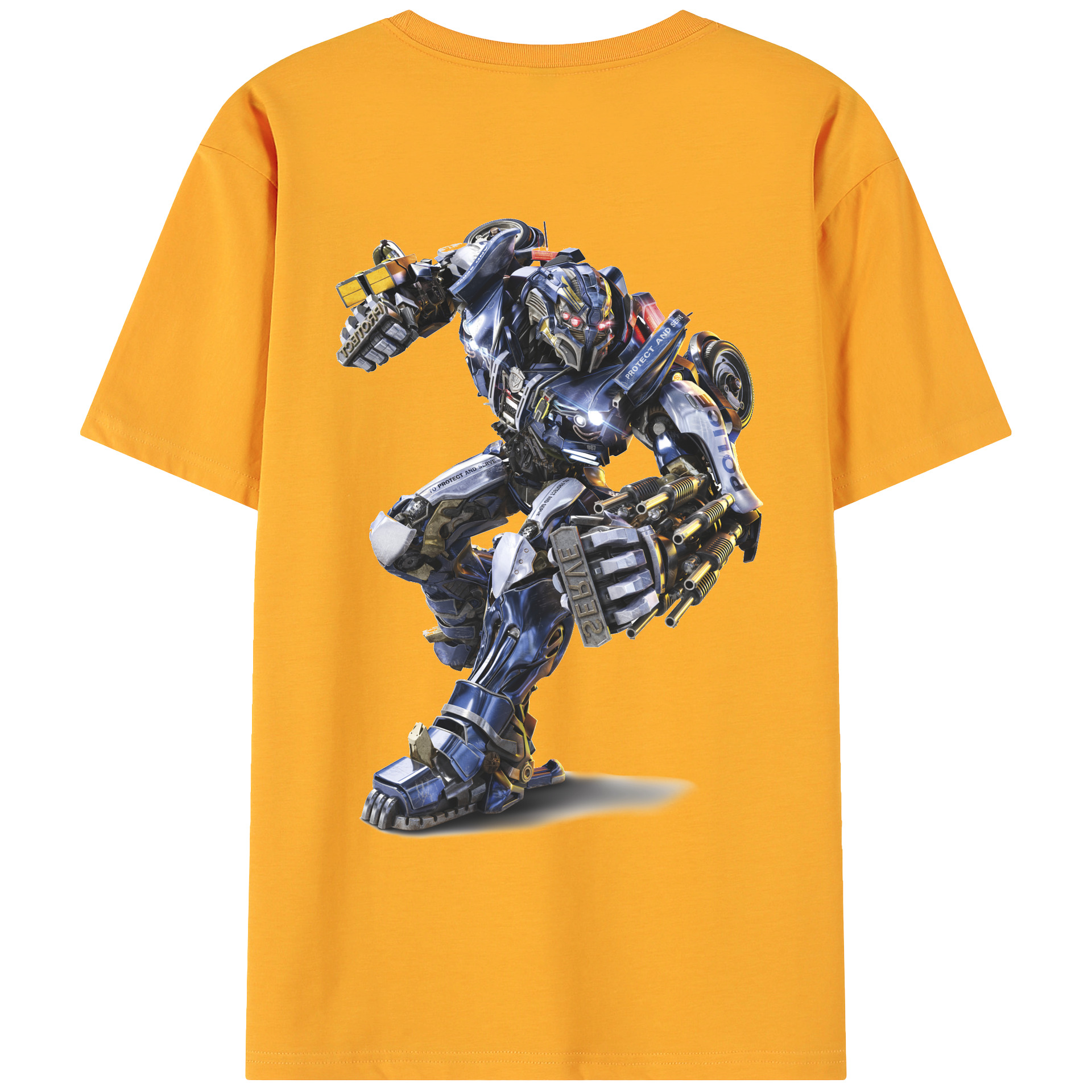 （画像用）  綿100％ メンズ半袖Tシャツ（バックプリント） 通気性
