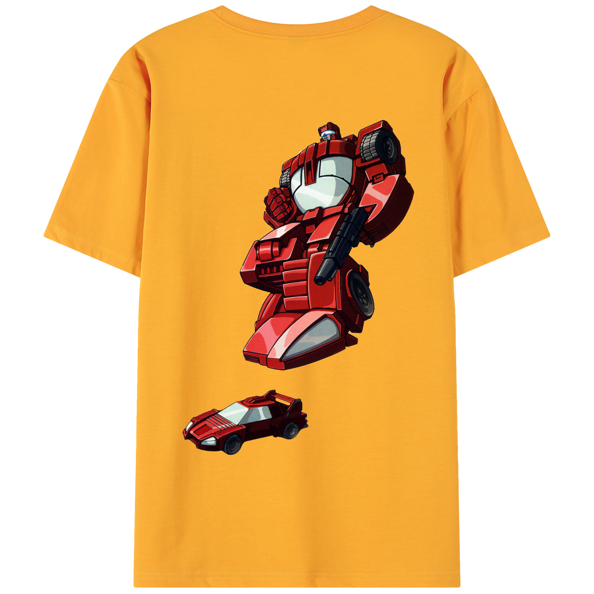 （画像用）  綿100％ メンズ半袖Tシャツ（バックプリント） 通気性
