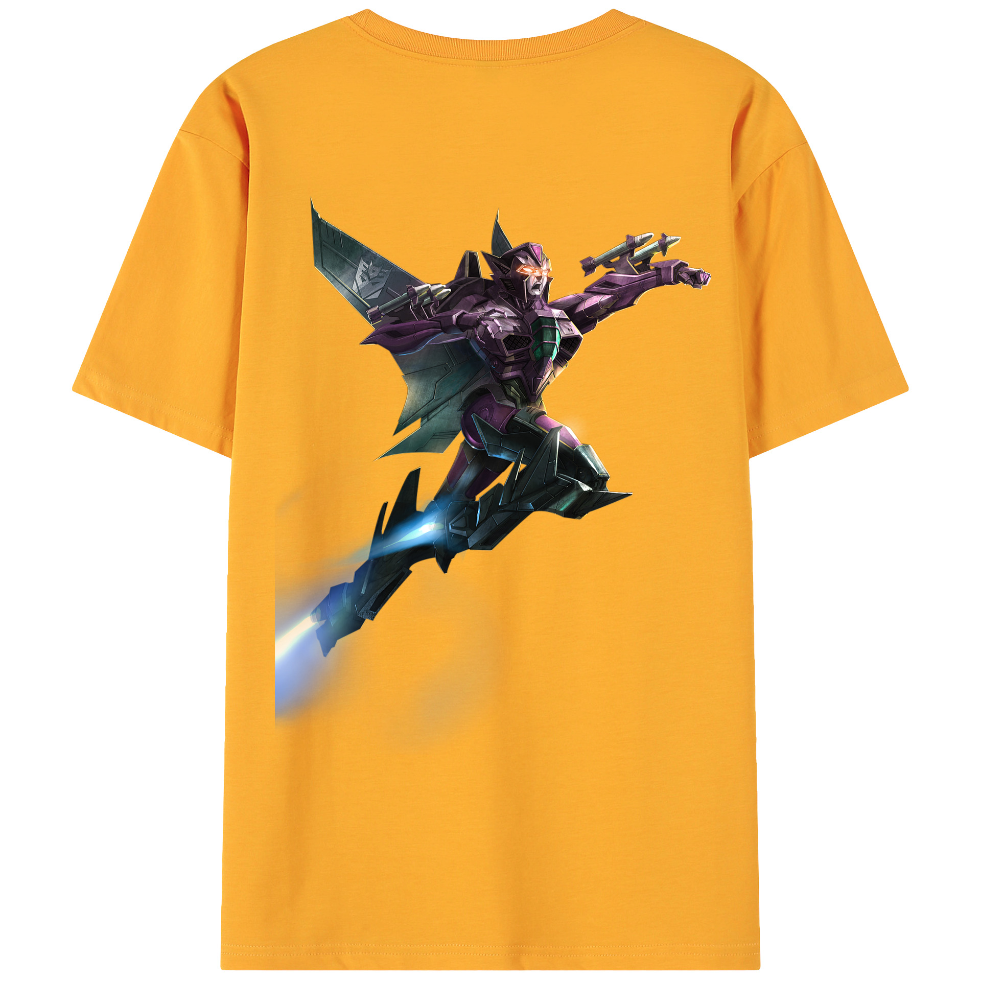 （画像用）  綿100％ メンズ半袖Tシャツ（バックプリント） 通気性