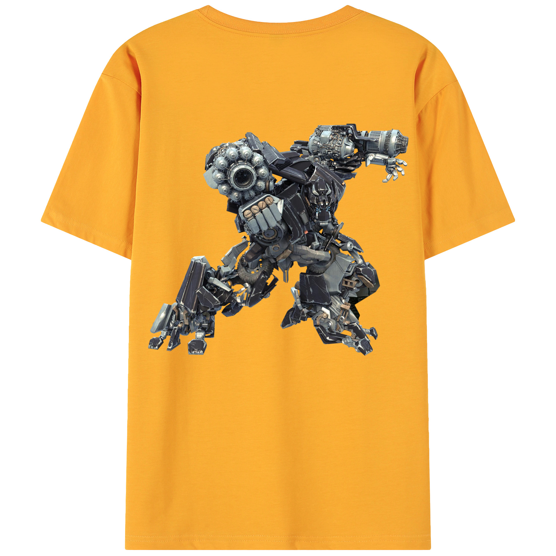 （画像用）  綿100％ メンズ半袖Tシャツ（バックプリント） 通気性