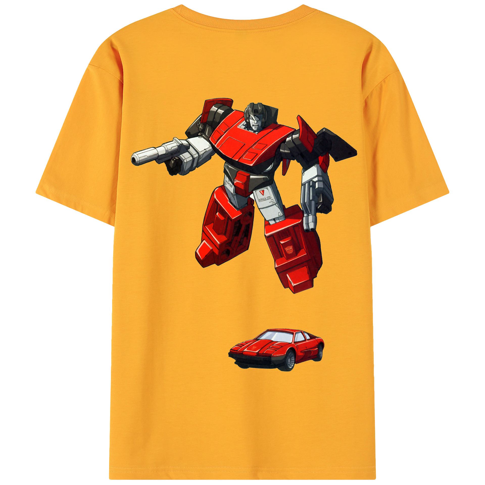 （画像用）  綿100％ メンズ半袖Tシャツ（バックプリント） 通気性