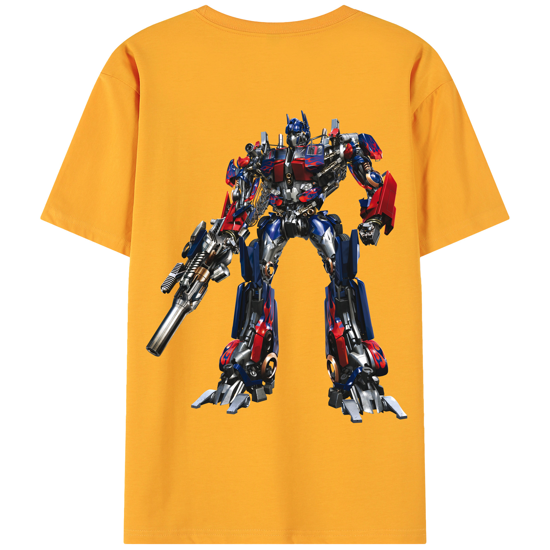 （画像用）  綿100％ メンズ半袖Tシャツ（バックプリント） 通気性