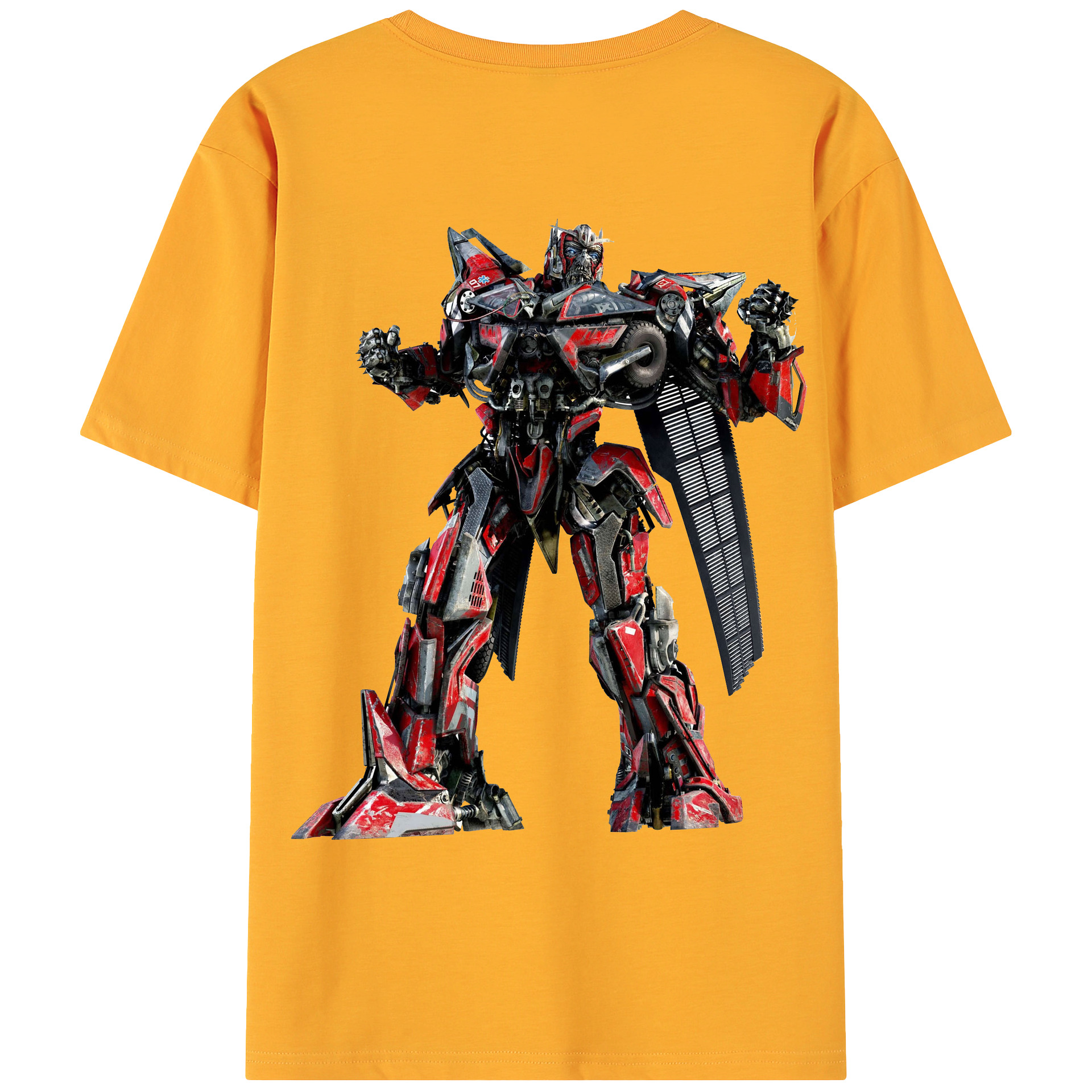 （画像用）  綿100％ メンズ半袖Tシャツ（バックプリント） 通気性