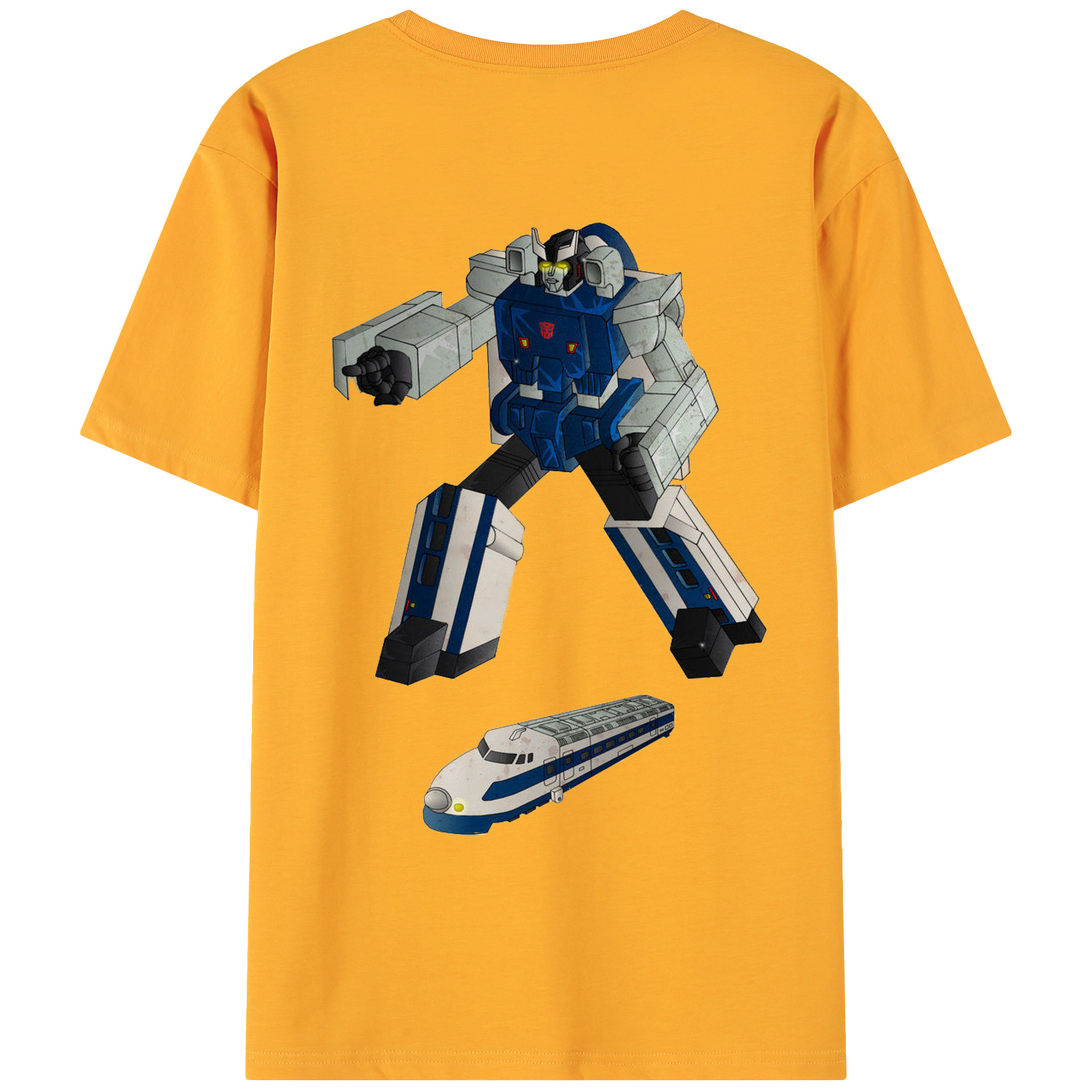 （画像用）  綿100％ メンズ半袖Tシャツ（バックプリント） 通気性