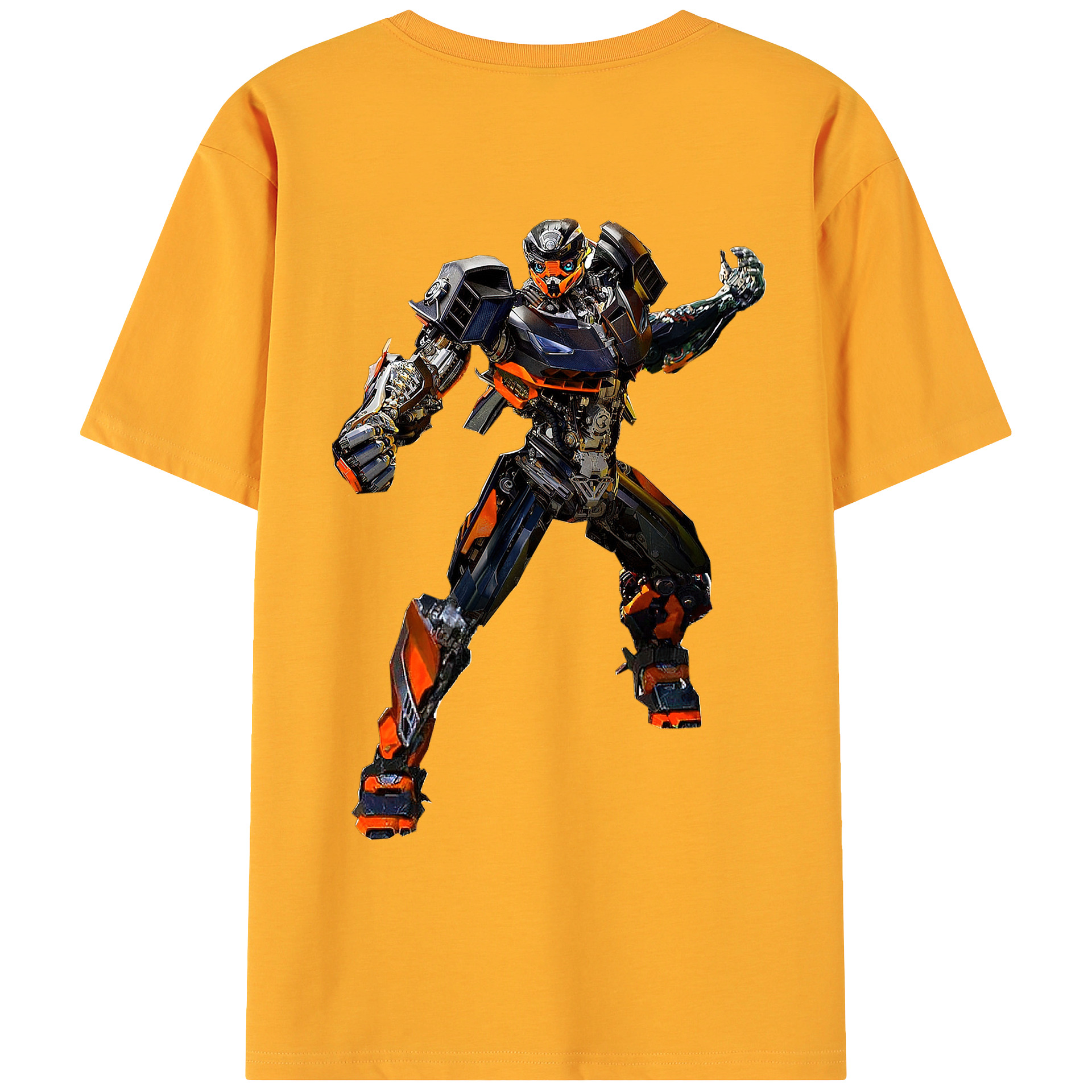 （画像用）  綿100％ メンズ半袖Tシャツ（バックプリント） 通気性