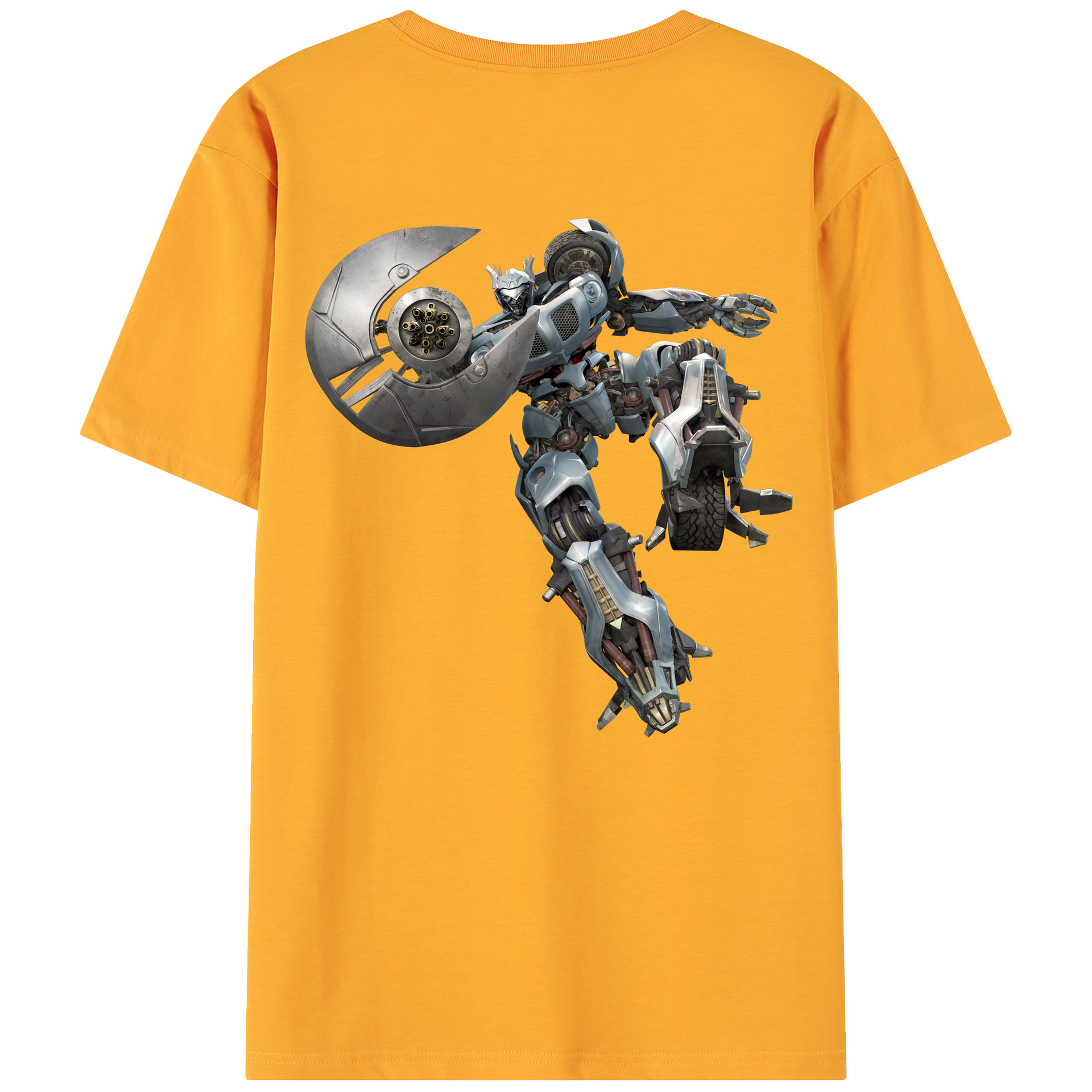 （画像用）  綿100％ メンズ半袖Tシャツ（バックプリント） 通気性