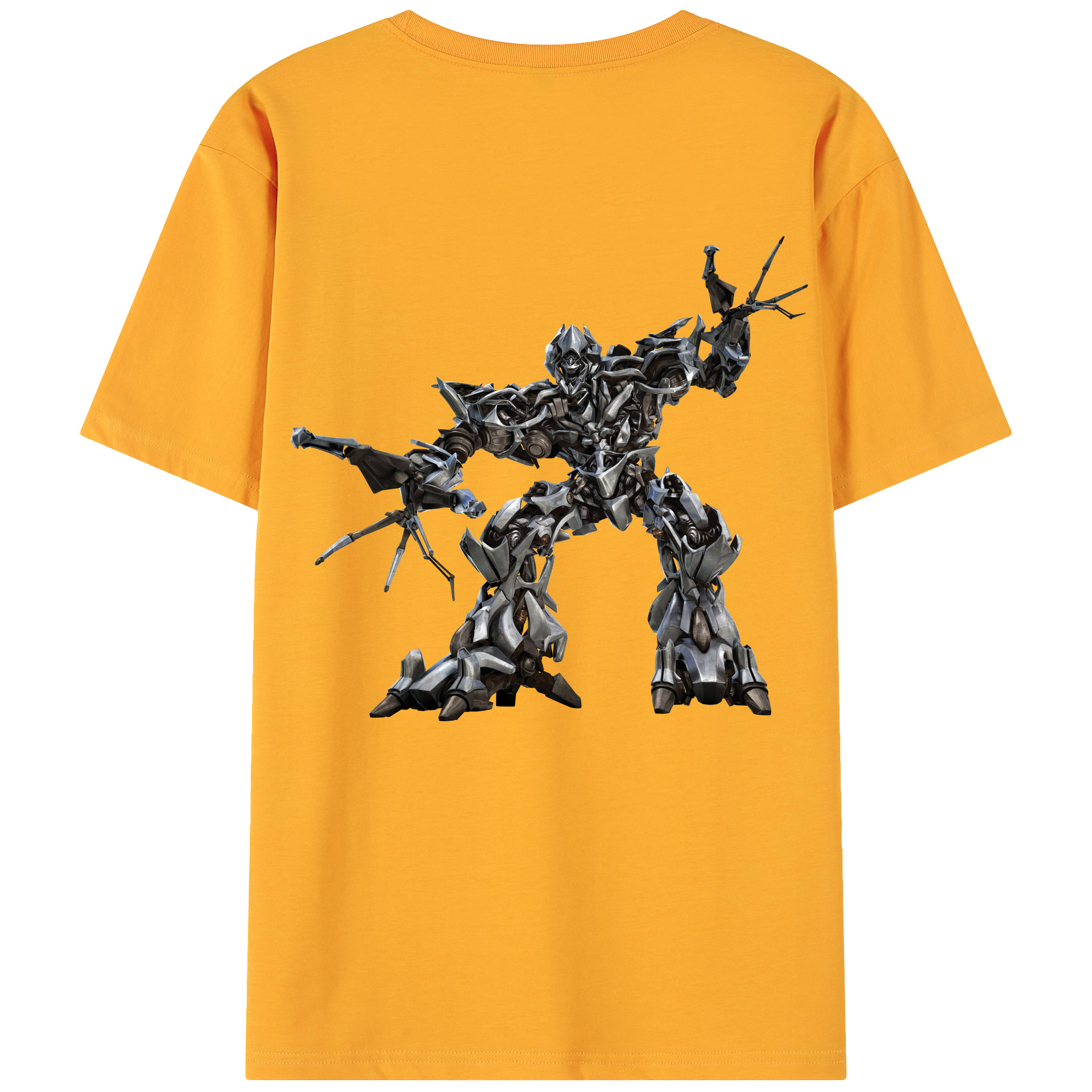 （画像用）  綿100％ メンズ半袖Tシャツ（バックプリント） 通気性