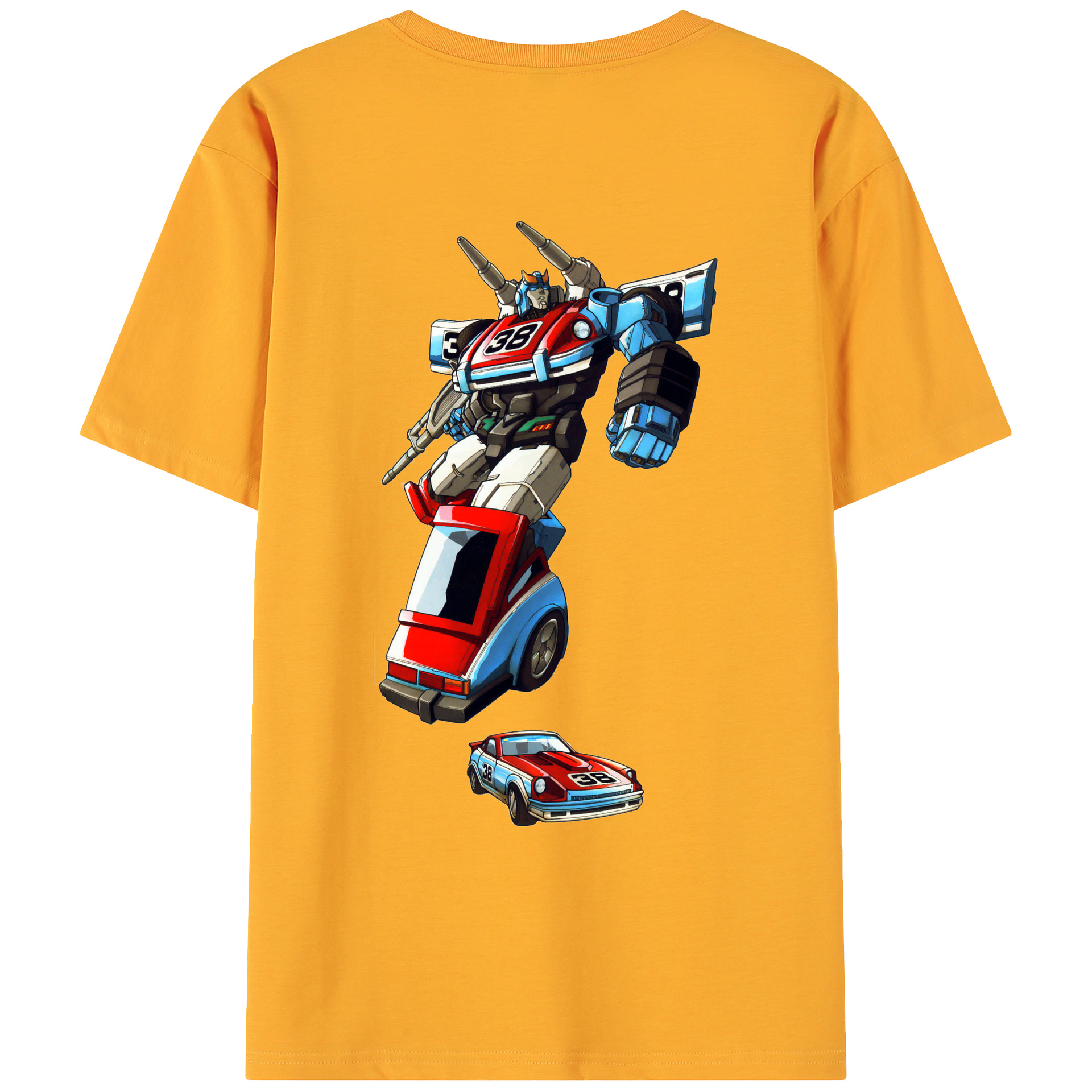 （画像用）  綿100％ メンズ半袖Tシャツ（バックプリント） 通気性