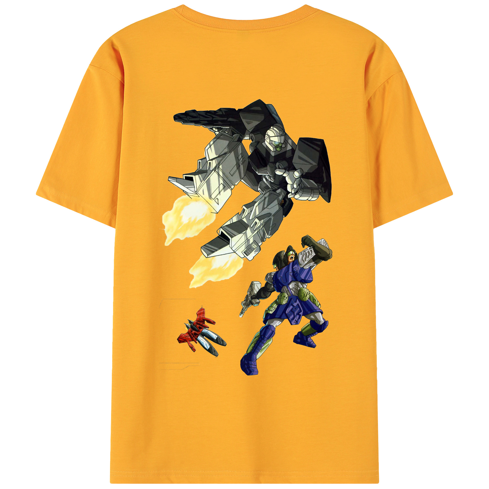 （画像用）  綿100％ メンズ半袖Tシャツ（バックプリント） 通気性