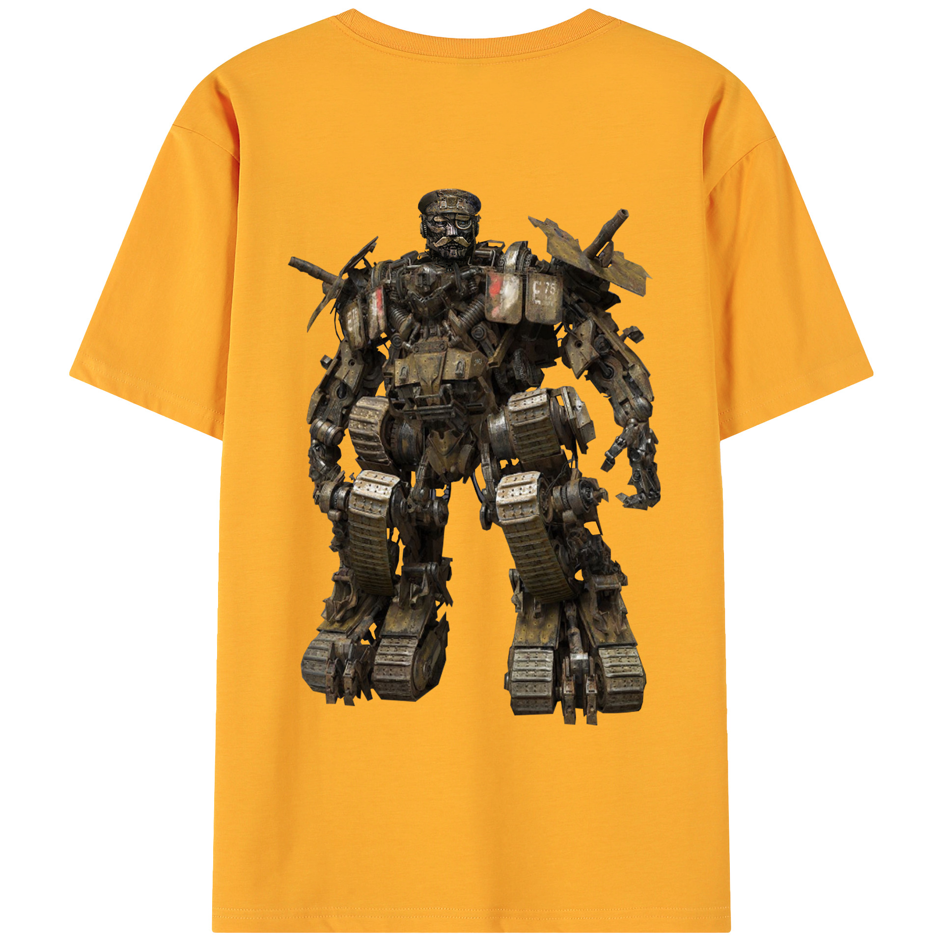 （画像用）  綿100％ メンズ半袖Tシャツ（バックプリント） 通気性