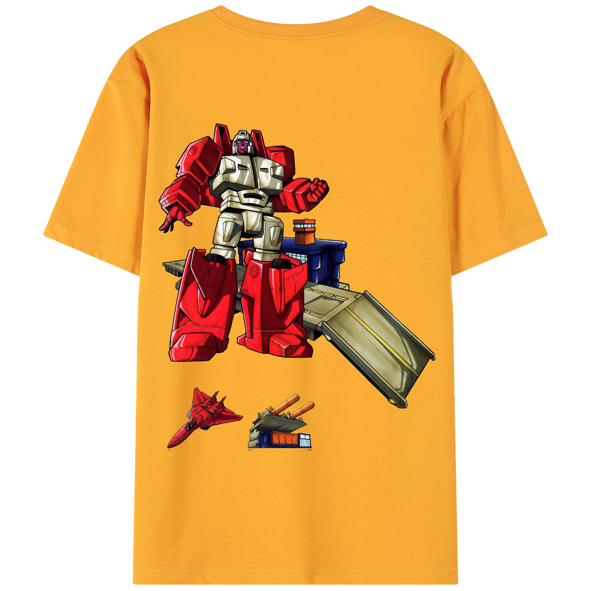 （画像用）  綿100％ メンズ半袖Tシャツ（バックプリント） 通気性